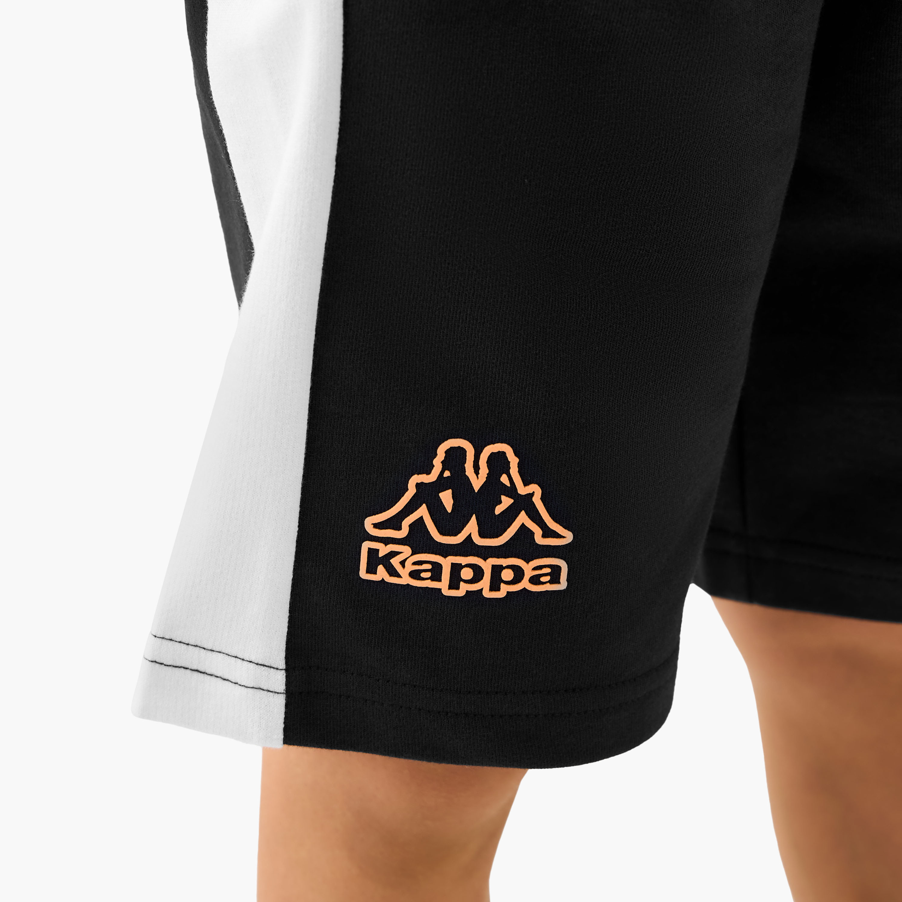Kappa Crew Neck Short Sleeves T-shirt and Shorts Set with Logo Print-baby-boys-clothing-setsandcoords-image-5
