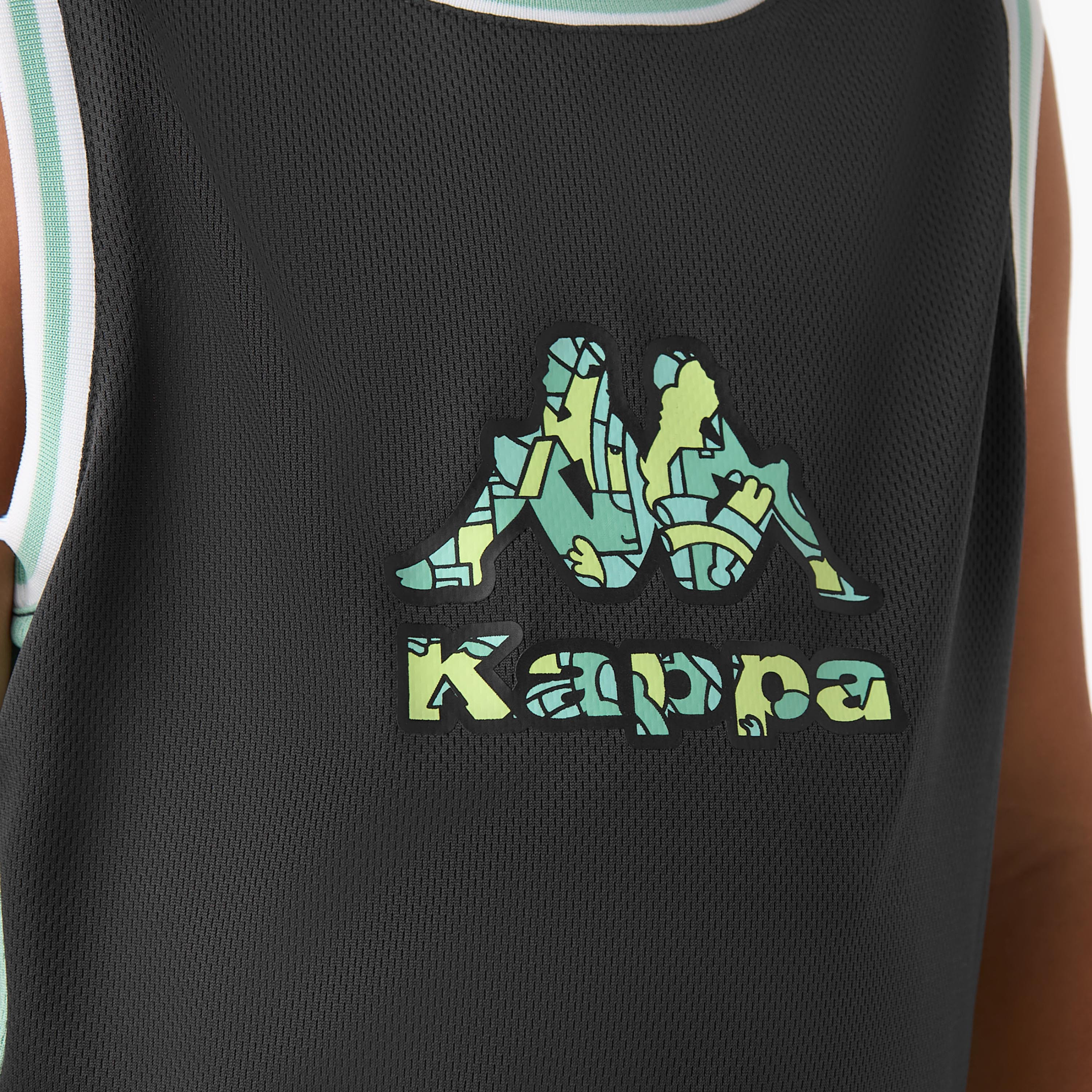 Kappa Crew Neck Sleeveless T-shirt and Shorts Set with Logo Print-boys-clothing-sportswear-sets-image-6