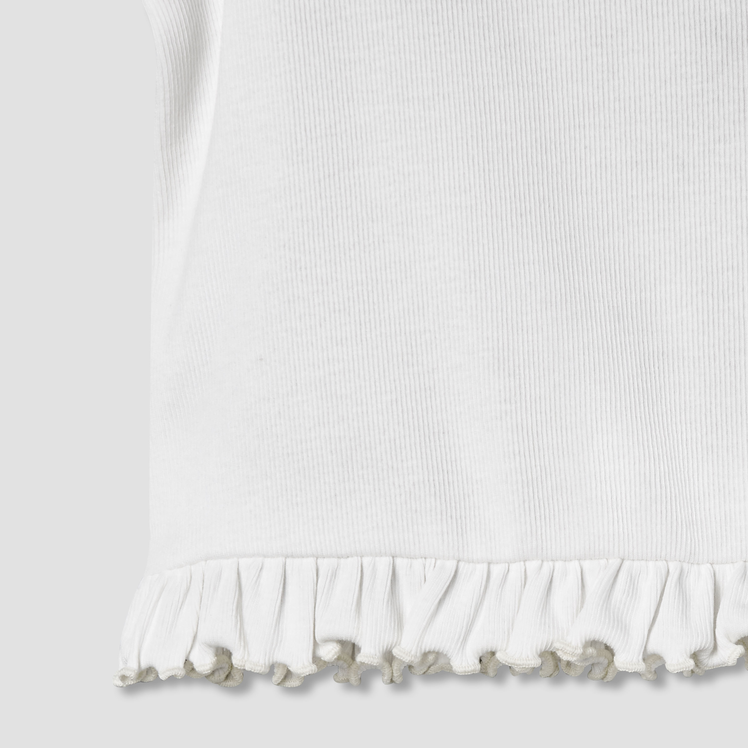 تيشيرت مضلع بأكمام قصيرة منفوخة ورقبة ضيقة من جونيورز-baby-girls-clothing-tshirts-image-1