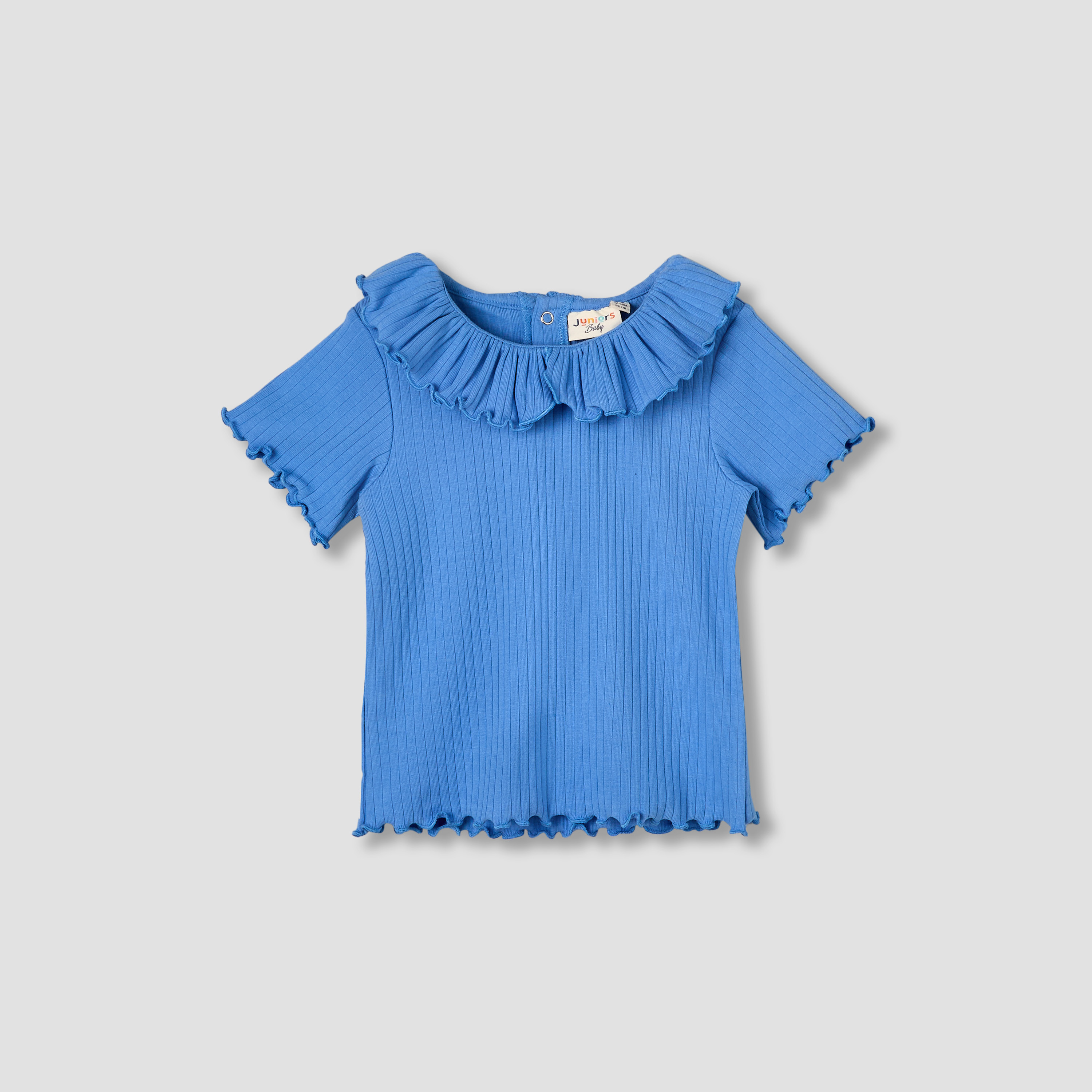 Pack of 3 Juniors Round Neck Short Sleeve T-shirt-baby-girls-clothing-tshirts-image-4