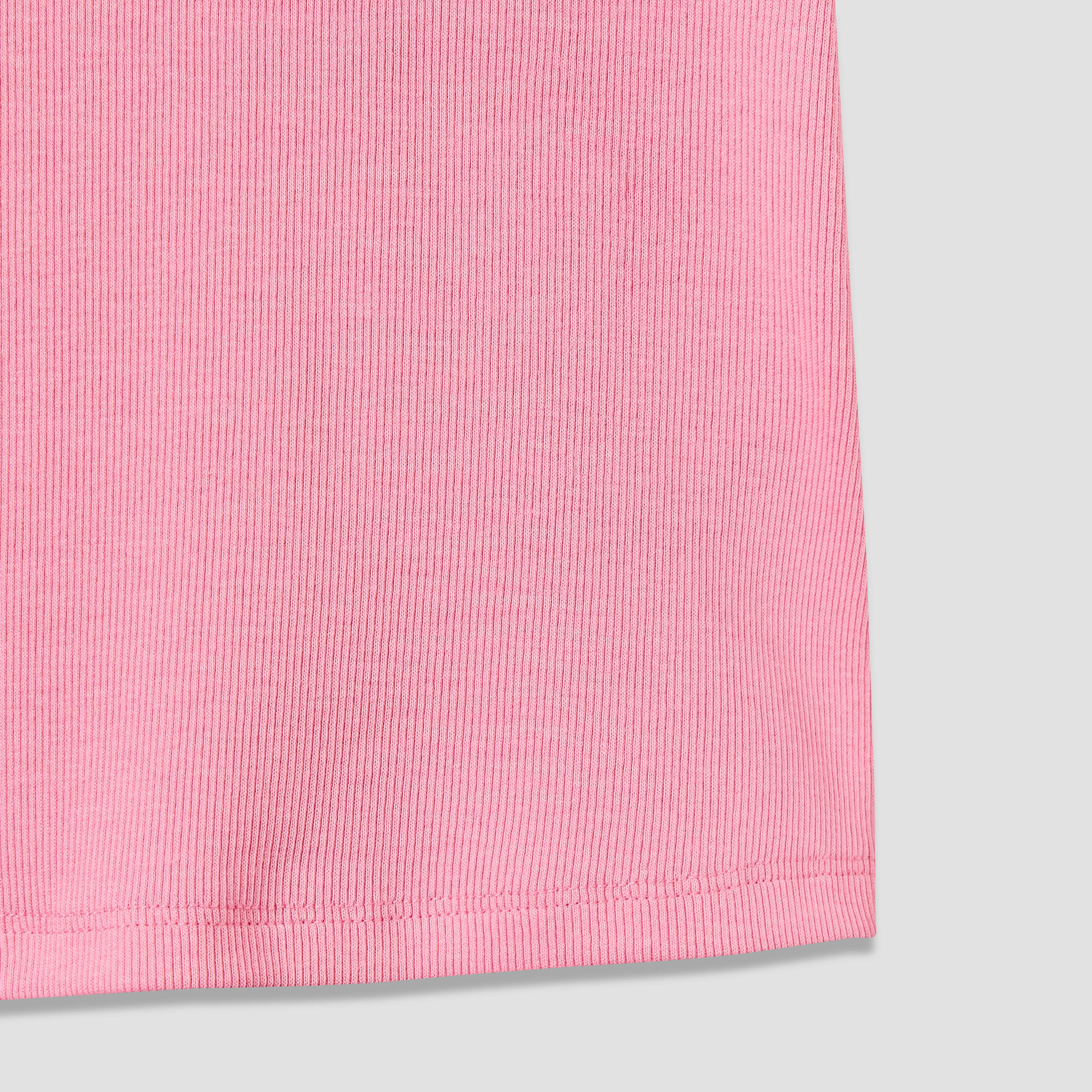 Juniors Round Neck Short Sleeves T-shirt with Ruffle Trim-baby-girls-clothing-tshirts-image-5