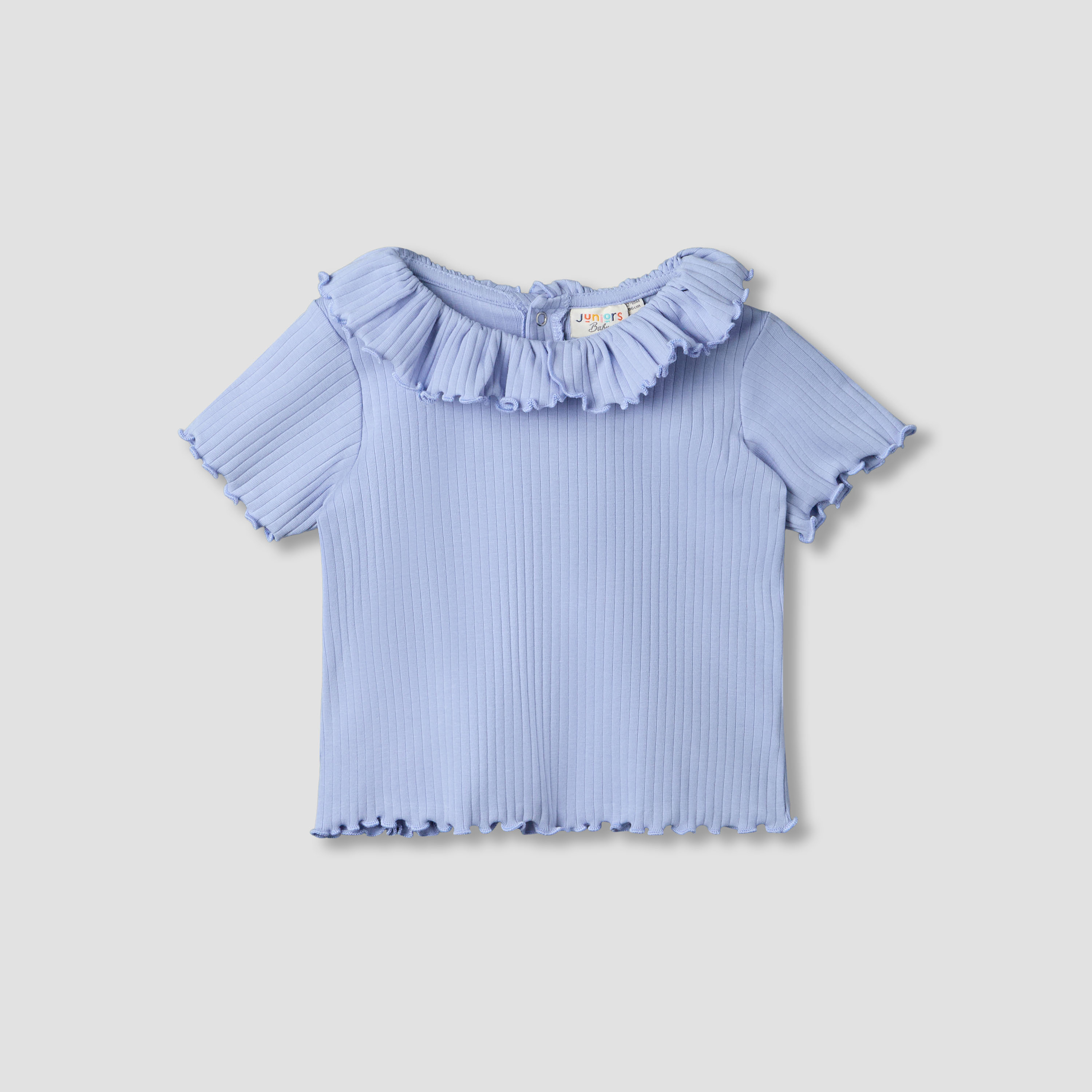 Pack of 3 Juniors Crew Neck Short Sleeves T-shirt with Assorted Design-baby-girls-clothing-tshirts-image-3