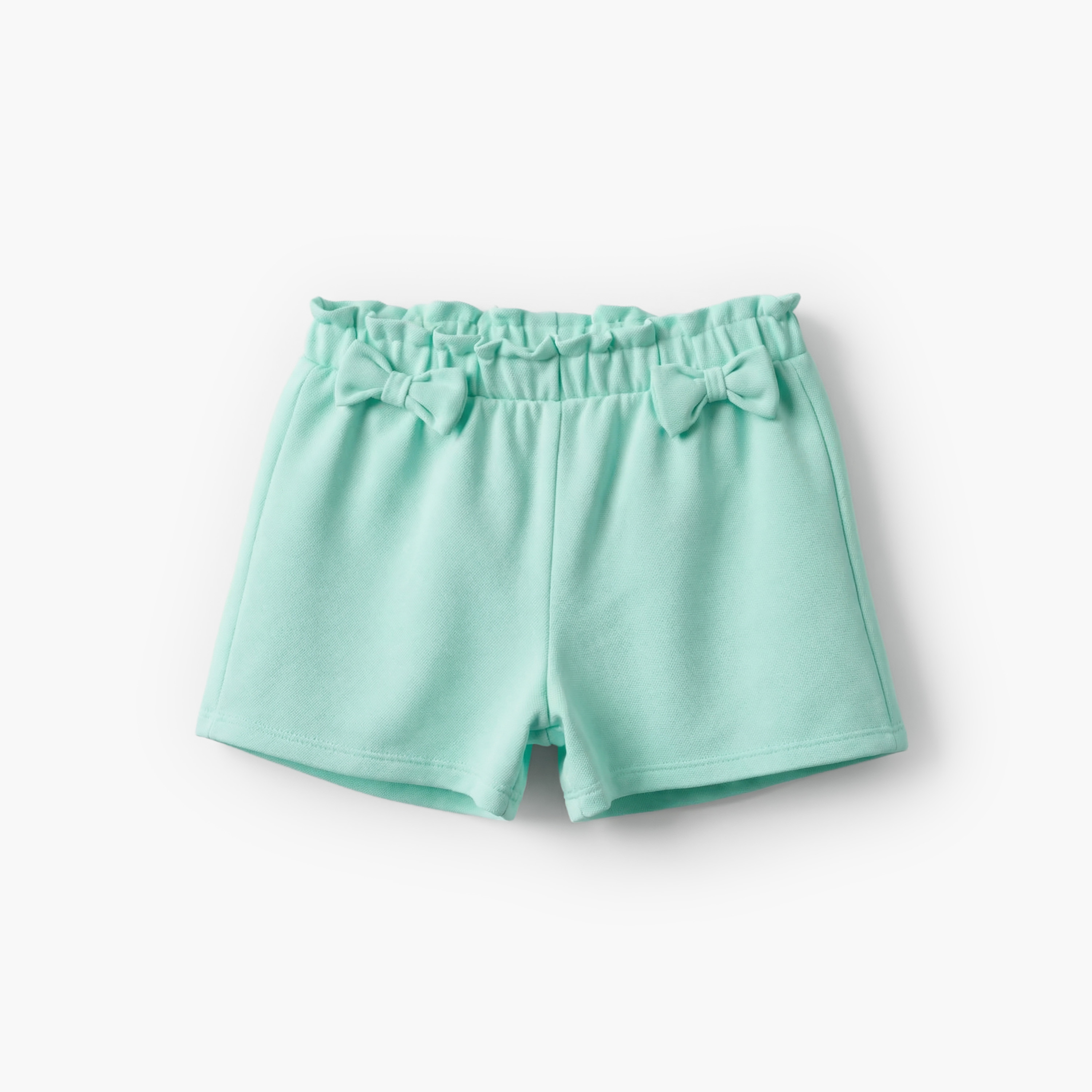 Pack of 2 Juniors Elasticated Shorts with Assorted Print-baby-girls-clothing-bottoms-shorts-image-3
