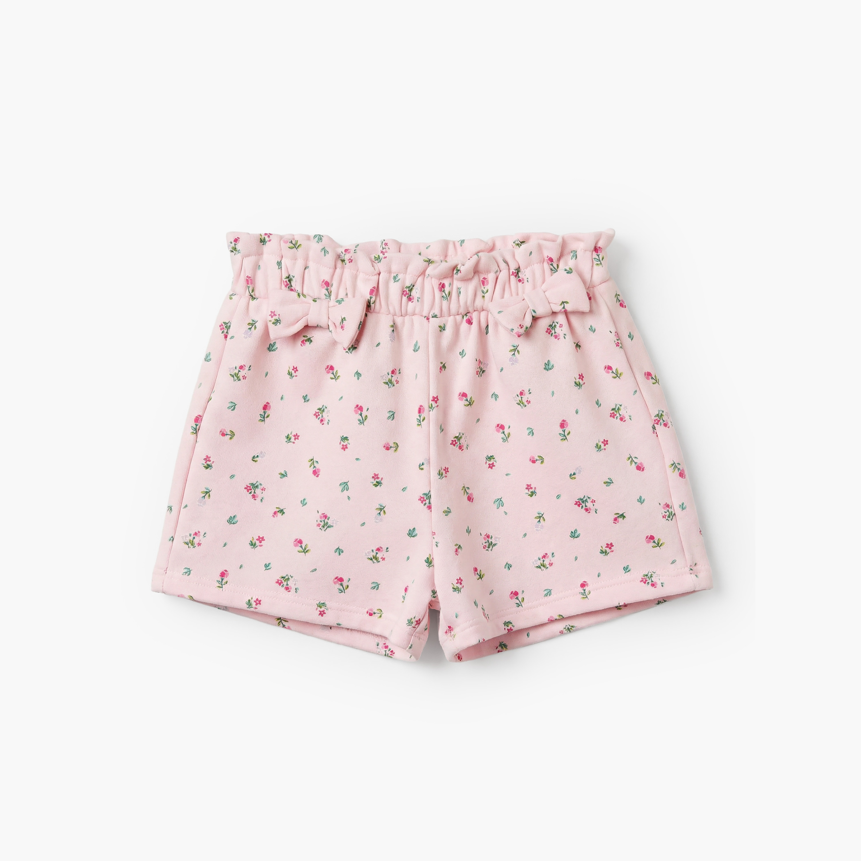 Pack of 2 Juniors Elasticated Shorts with Assorted Print-baby-girls-clothing-bottoms-shorts-image-4