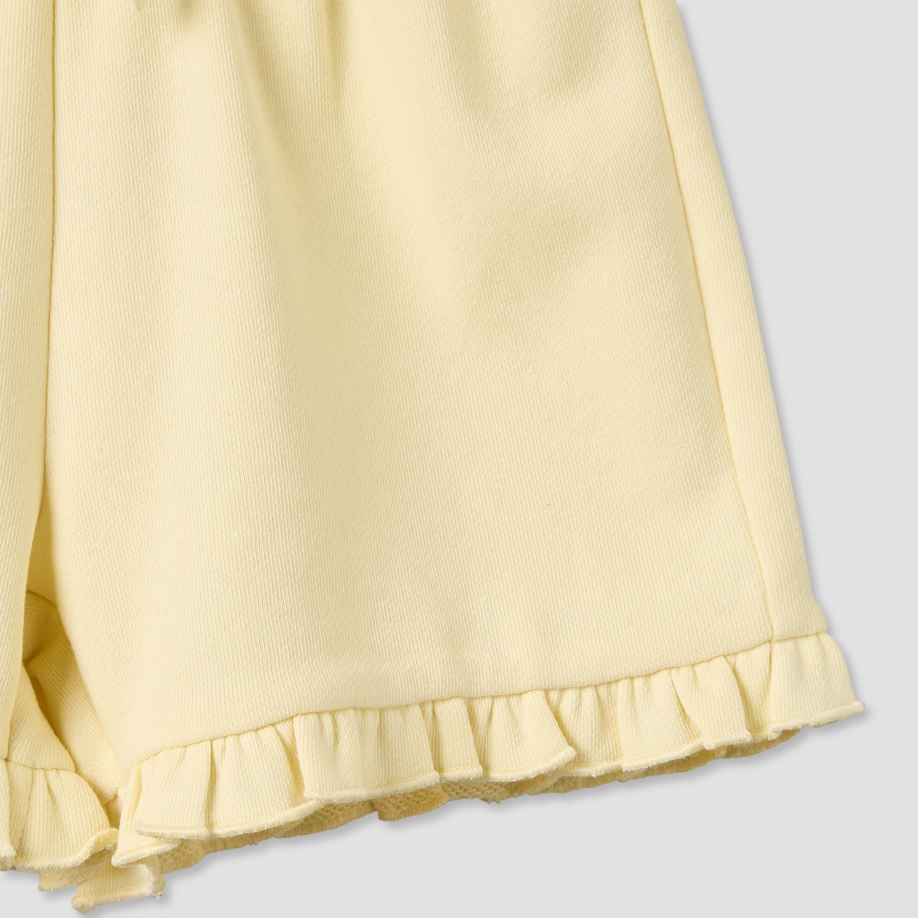Juniors Elasticated Waist Shorts with Ruffle Trim-baby-girls-clothing-bottoms-shorts-image-5