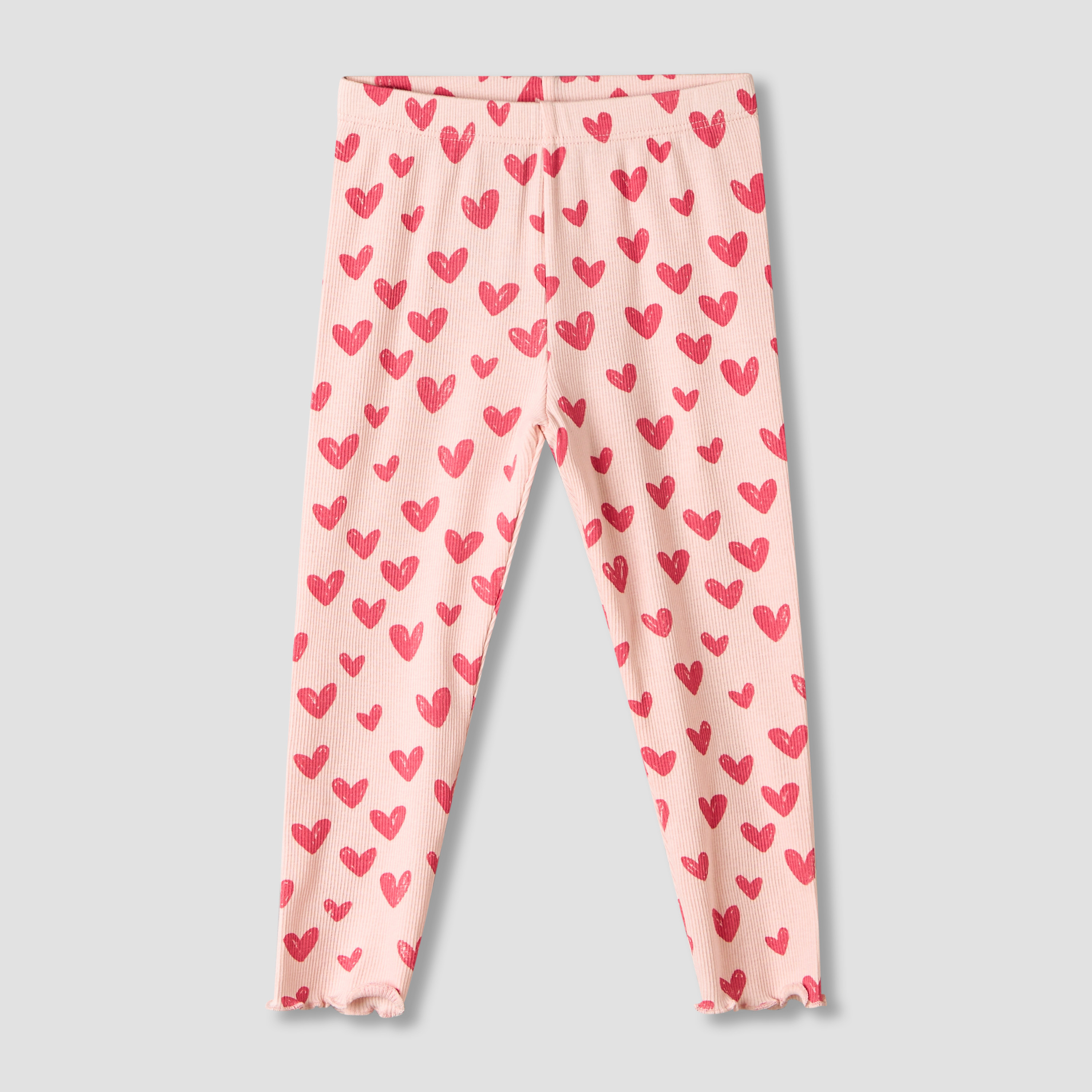 Pack of 2 Juniors Leggings with Elasticated Waist-baby-girls-clothing-bottoms-leggings-image-4