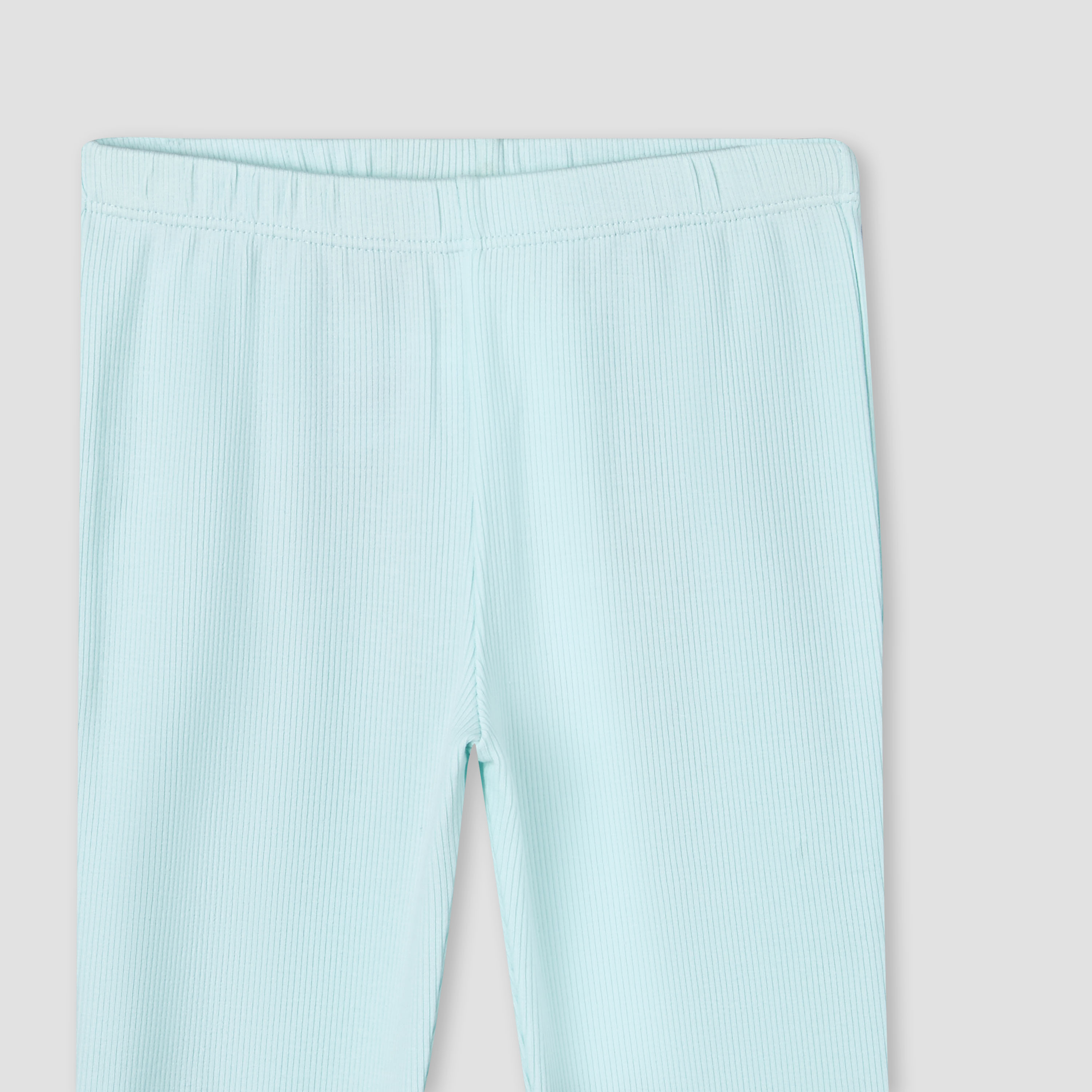 Juniors Leggings with Ribbed Design and Lace Trim-baby-girls-clothing-bottoms-leggings-image-3