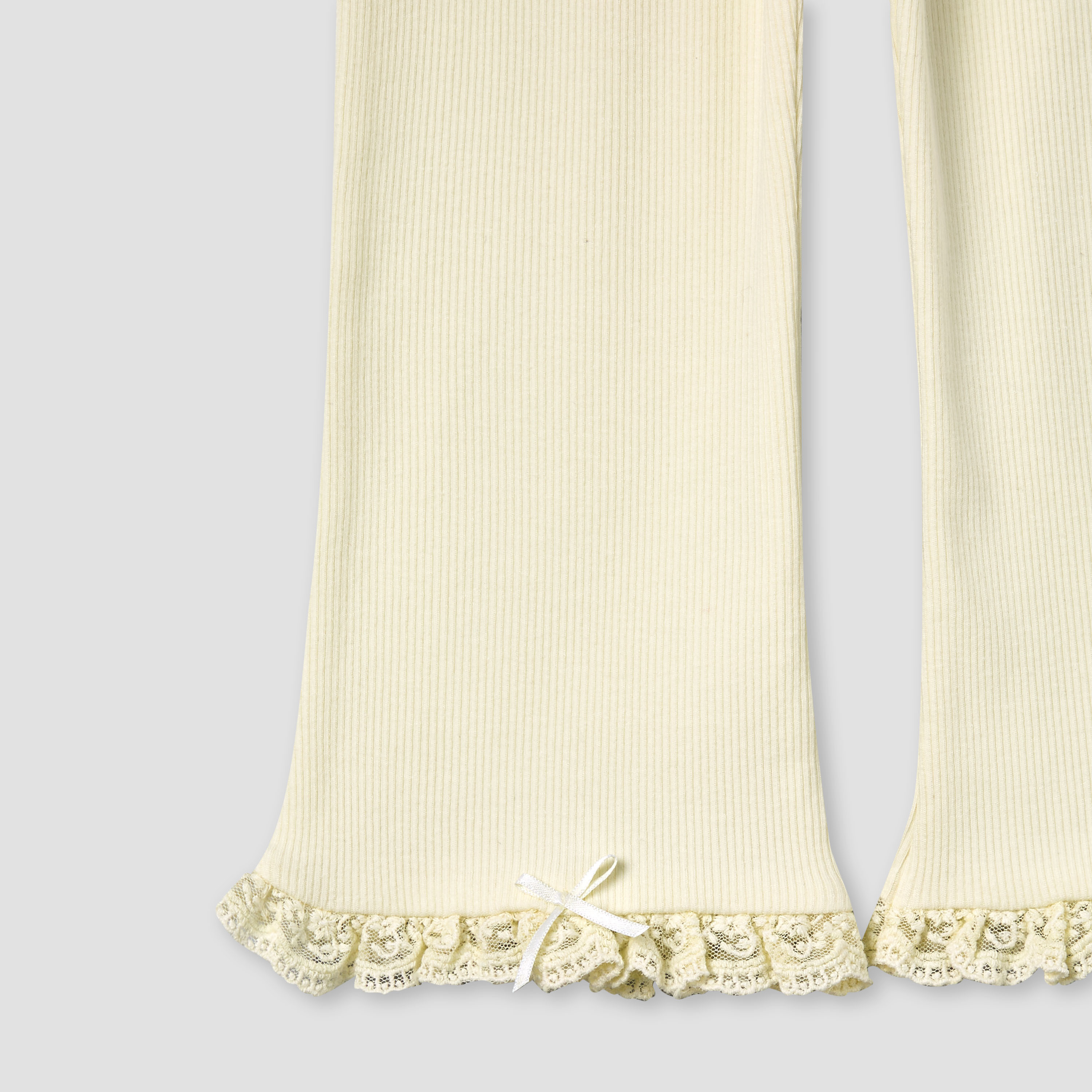 Juniors Leggings with Ribbed Design and Lace Trim-baby-girls-clothing-bottoms-leggings-image-5