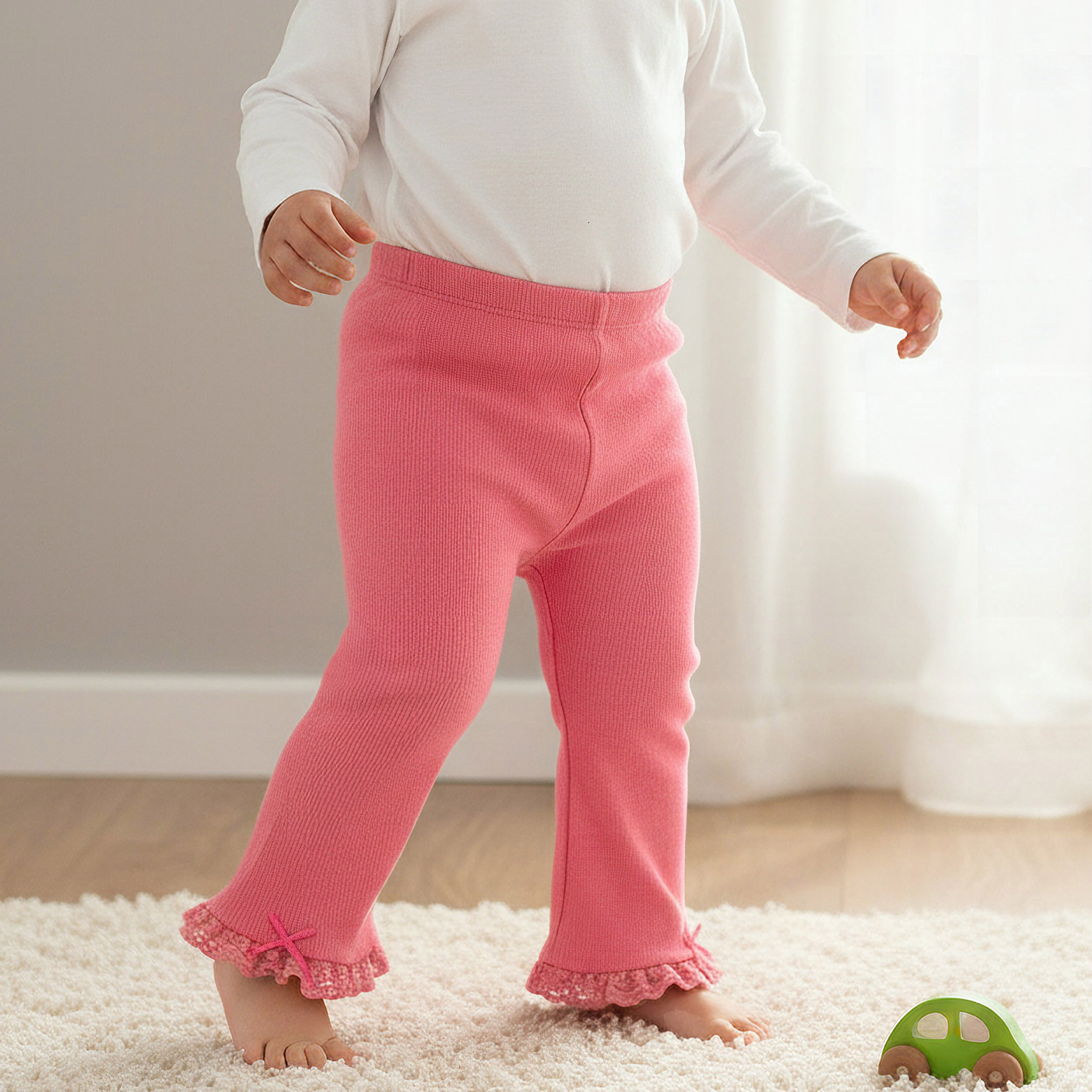 Juniors Leggings with Lace Trim-baby-girls-clothing-bottoms-leggings-image-1