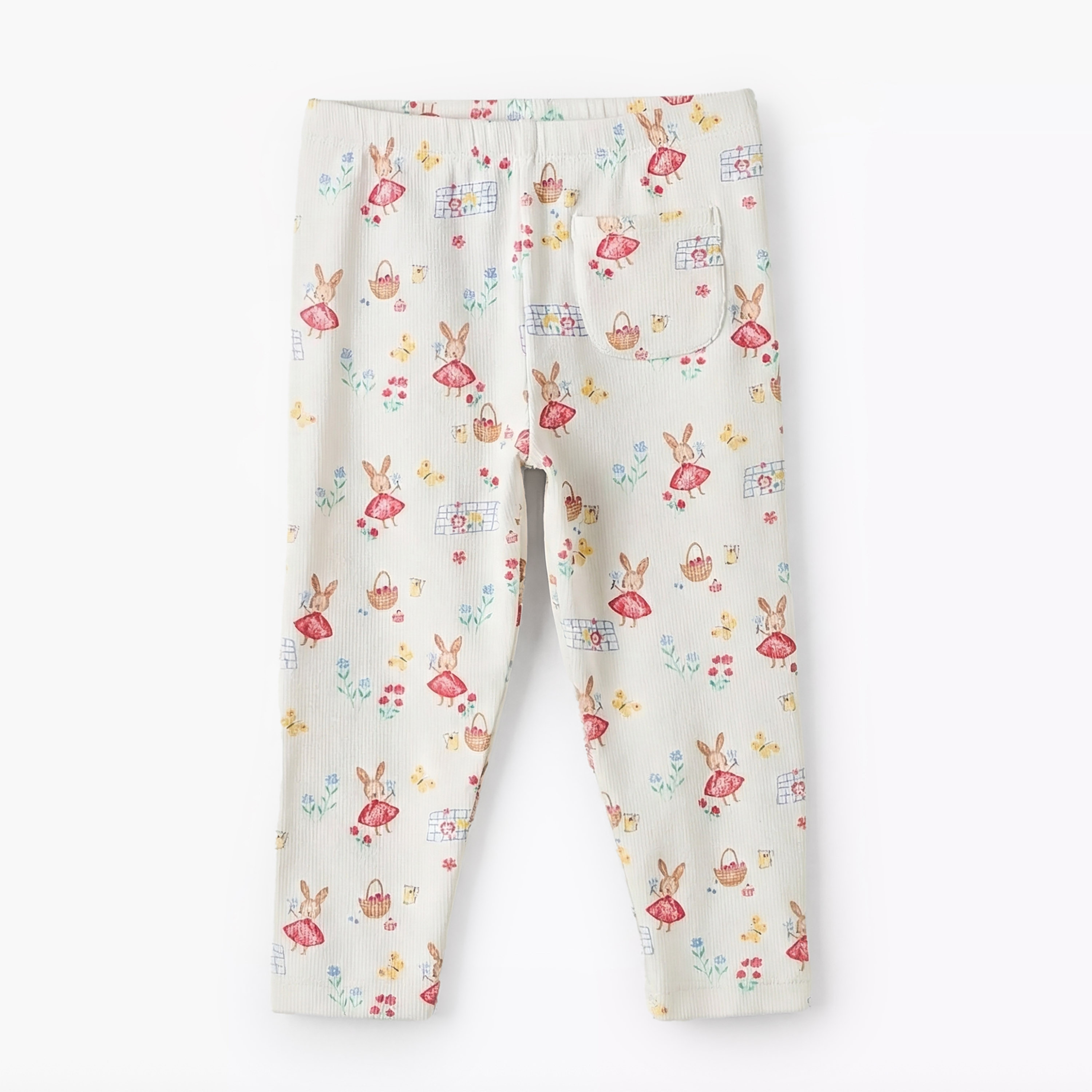 Juniors Leggings with Bunny Print-baby-girls-clothing-bottoms-leggings-image-2
