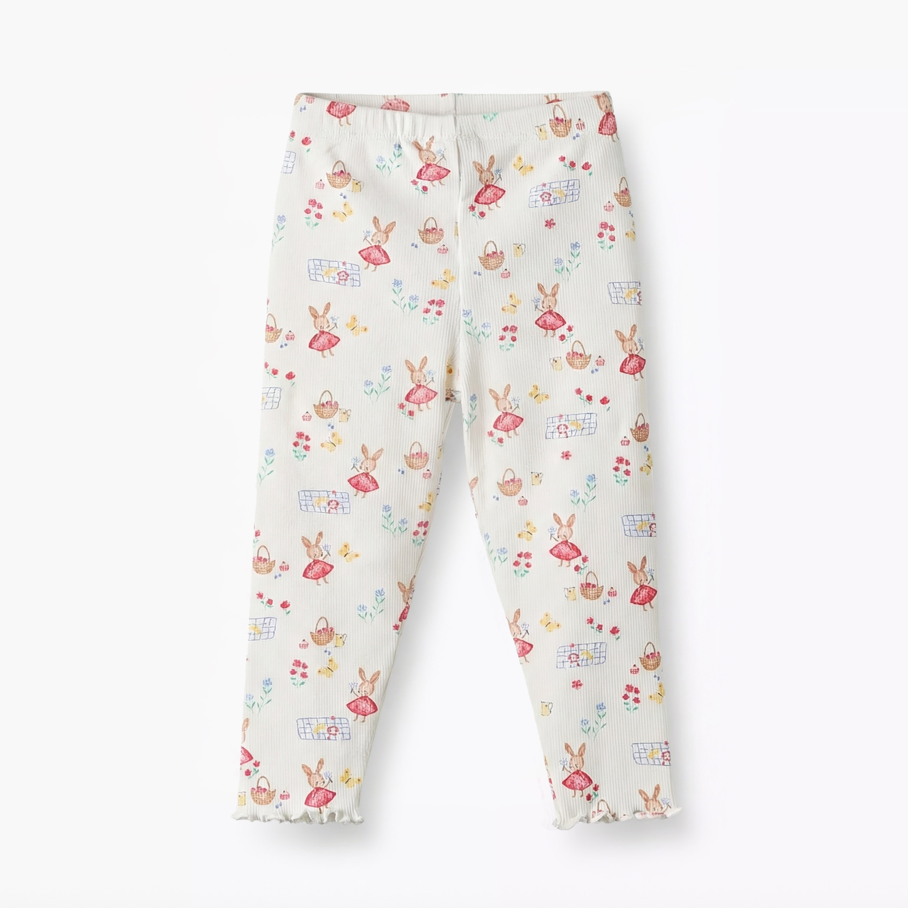 Juniors Leggings with Bunny Print-baby-girls-clothing-bottoms-leggings-image-3