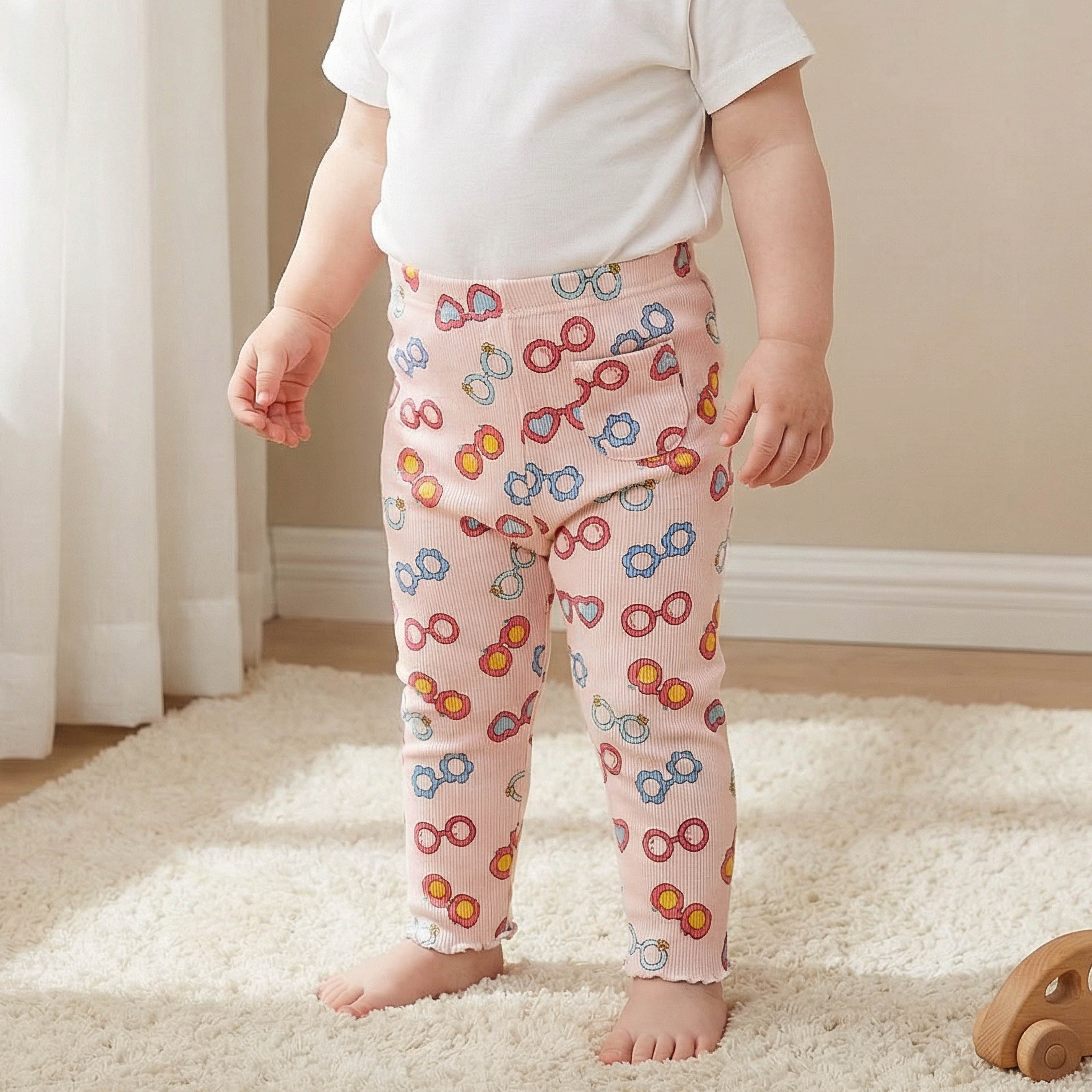 Juniors Leggings with Sunglasses Print-baby-girls-clothing-bottoms-leggings-image-1