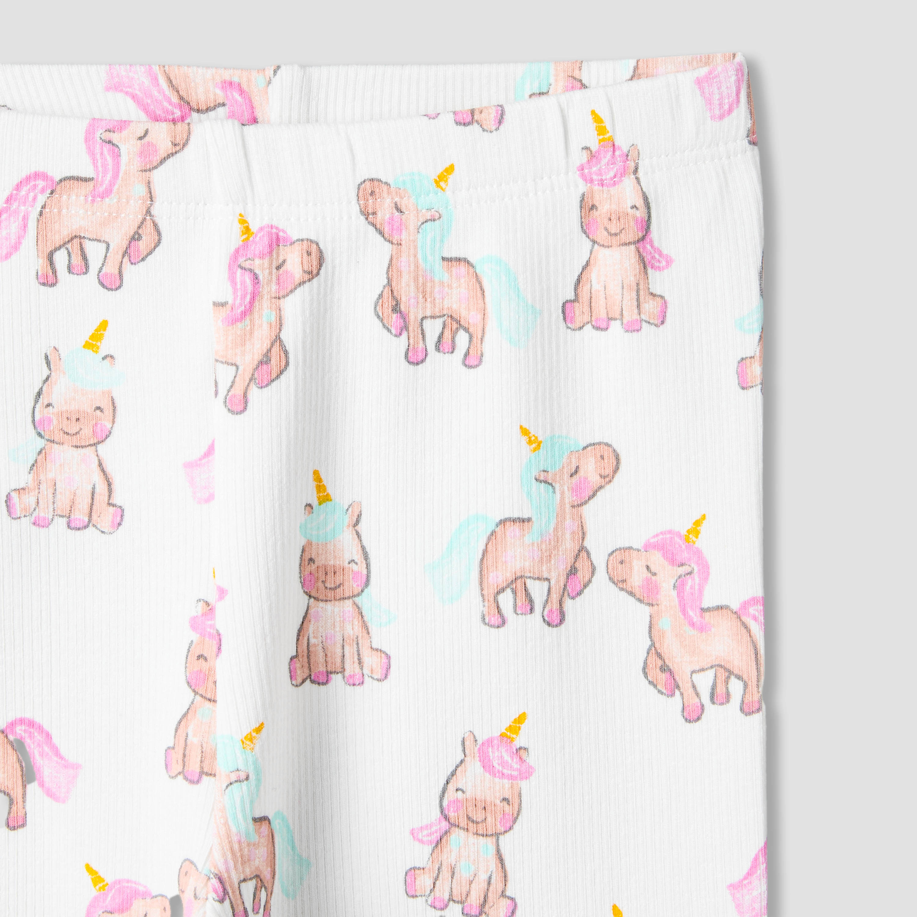 Pack of 2 Juniors Leggings with Lettuce Hem-baby-girls-clothing-bottoms-leggings-image-5