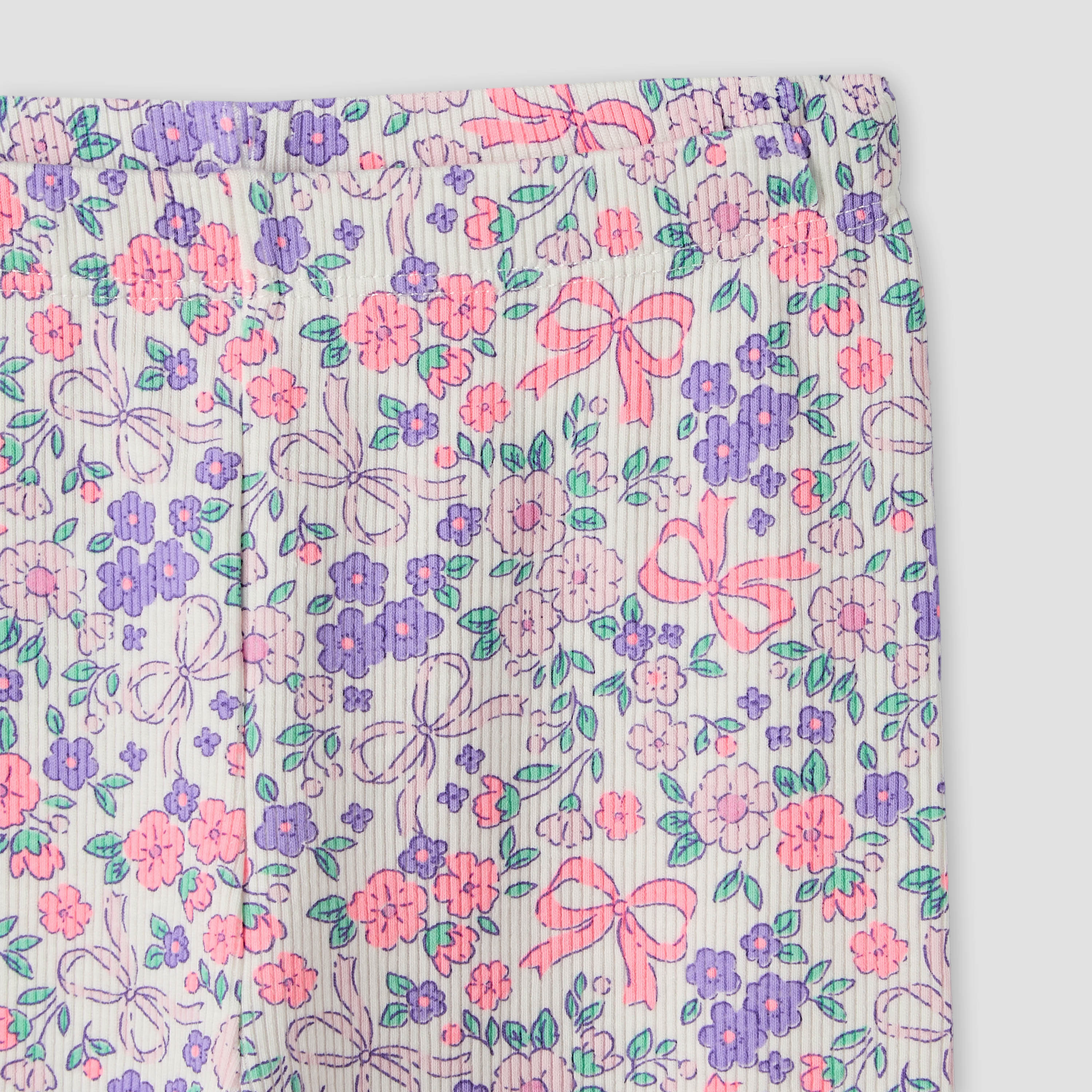 Pack of 2 Juniors Leggings with Lettuce Trim-baby-girls-clothing-bottoms-leggings-image-5