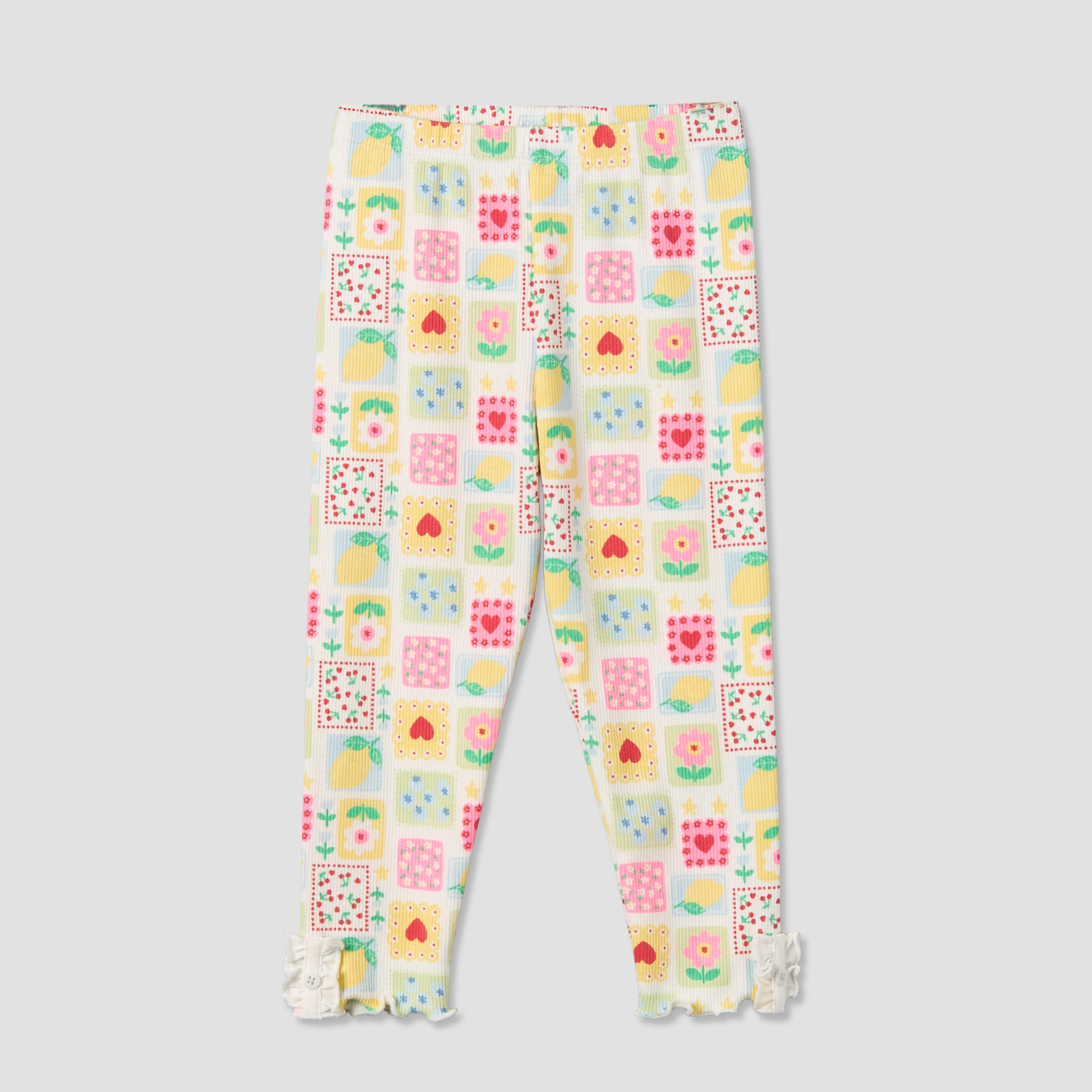 Juniors Leggings with Tile Print-baby-girls-clothing-bottoms-leggings-image-2