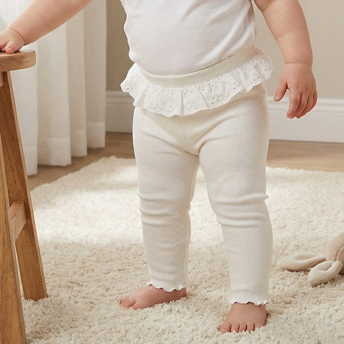 Juniors Leggings with Ruffle Detail-baby-girls-clothing-bottoms-leggings-image-1