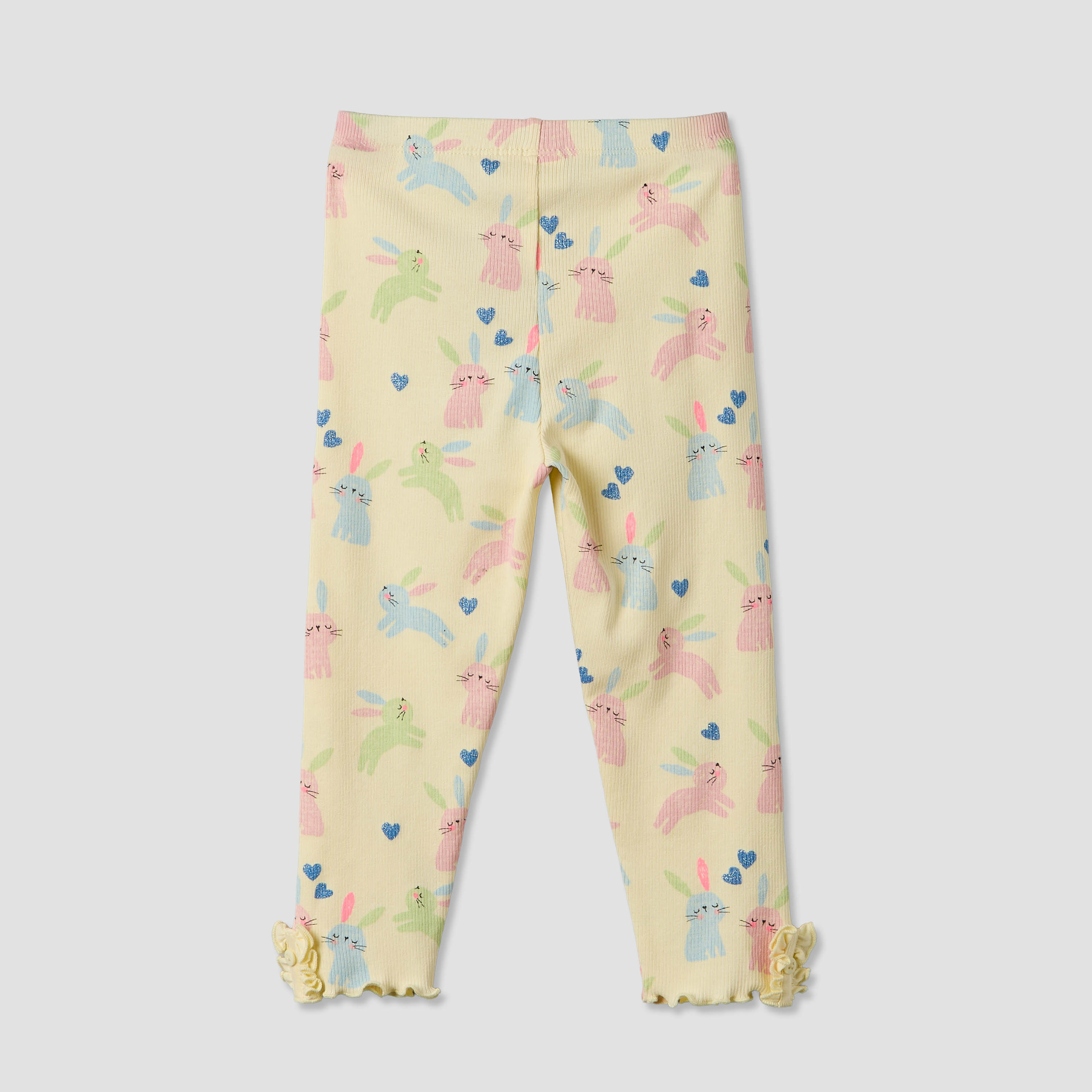 Juniors Leggings with Bunny Print-baby-girls-clothing-bottoms-leggings-image-2