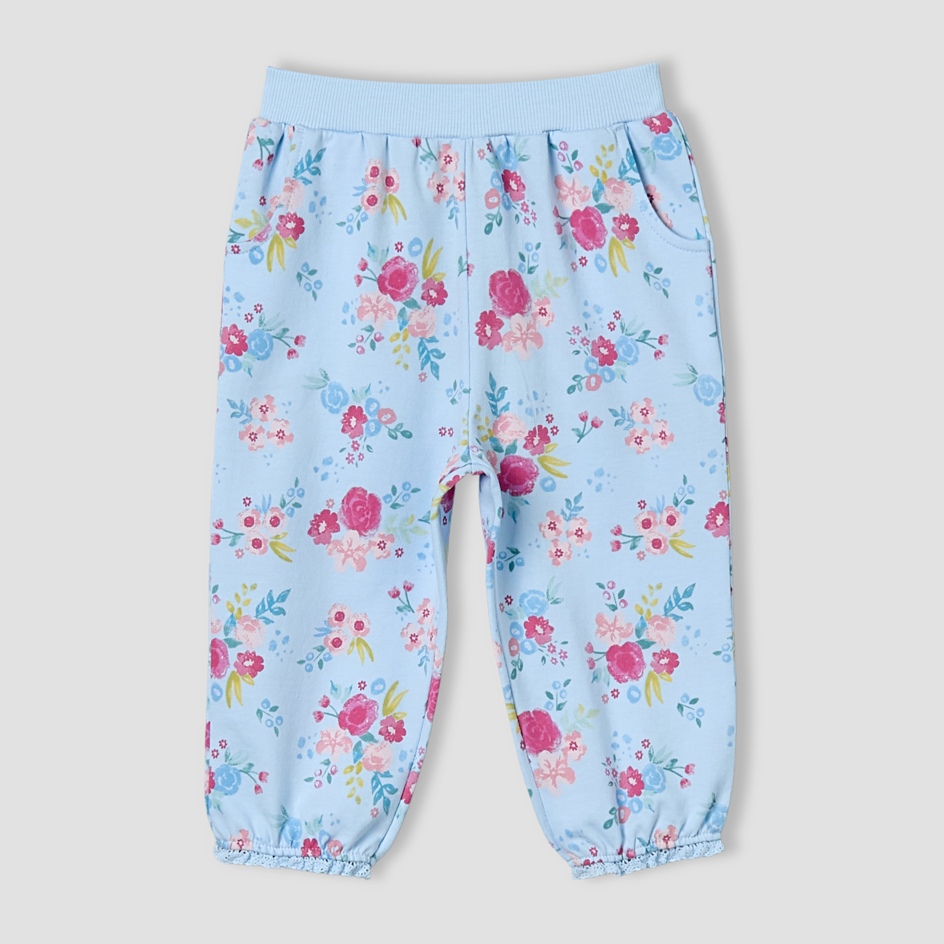 بنطلون رياضي بخصر مطاطي وطبعات من جونيورز - طقم من 2-baby-girls-clothing-bottoms-joggersandtrackpants-image-3