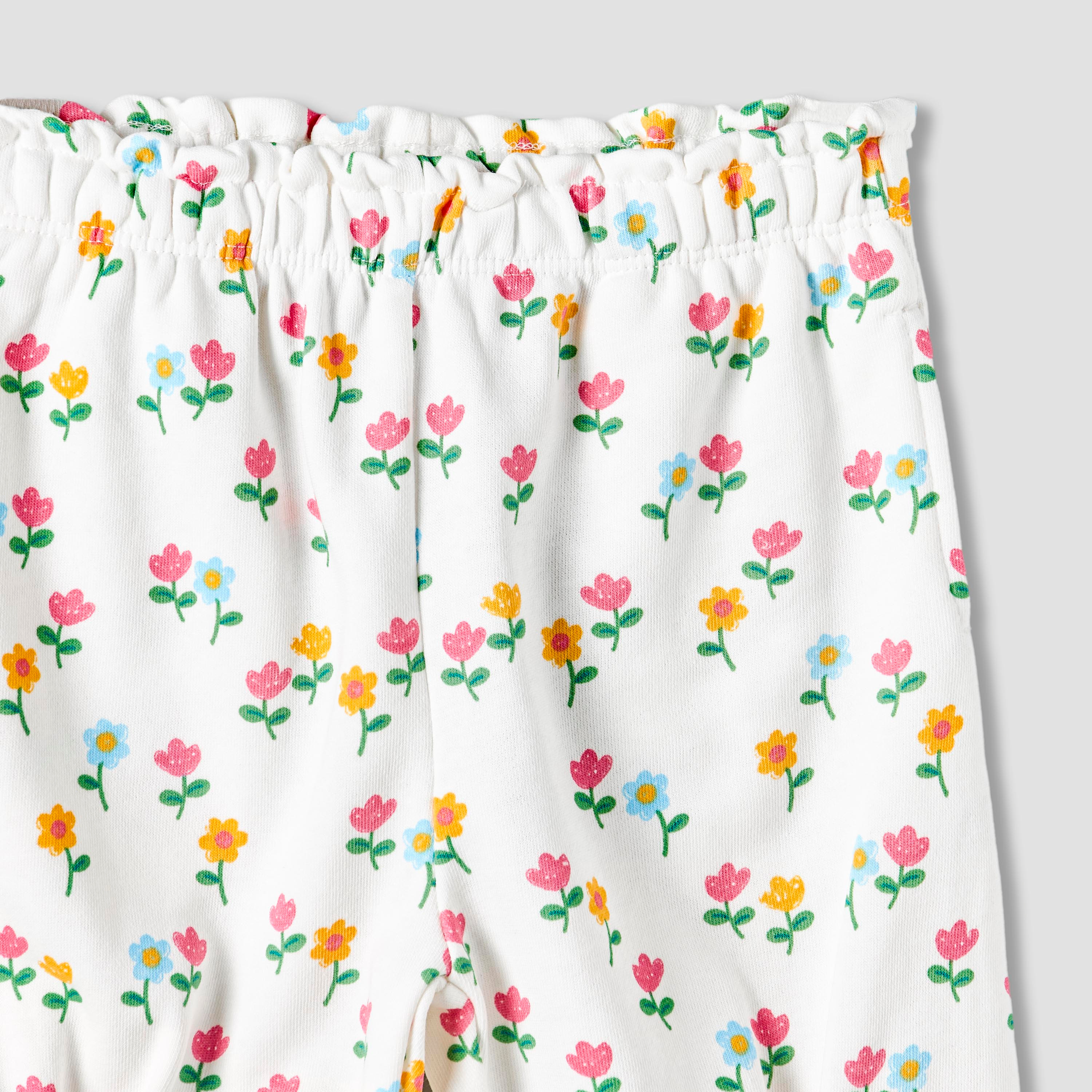 Juniors Elastic Waist Joggers with Bow Applique-baby-girls-clothing-bottoms-joggersandtrackpants-image-3