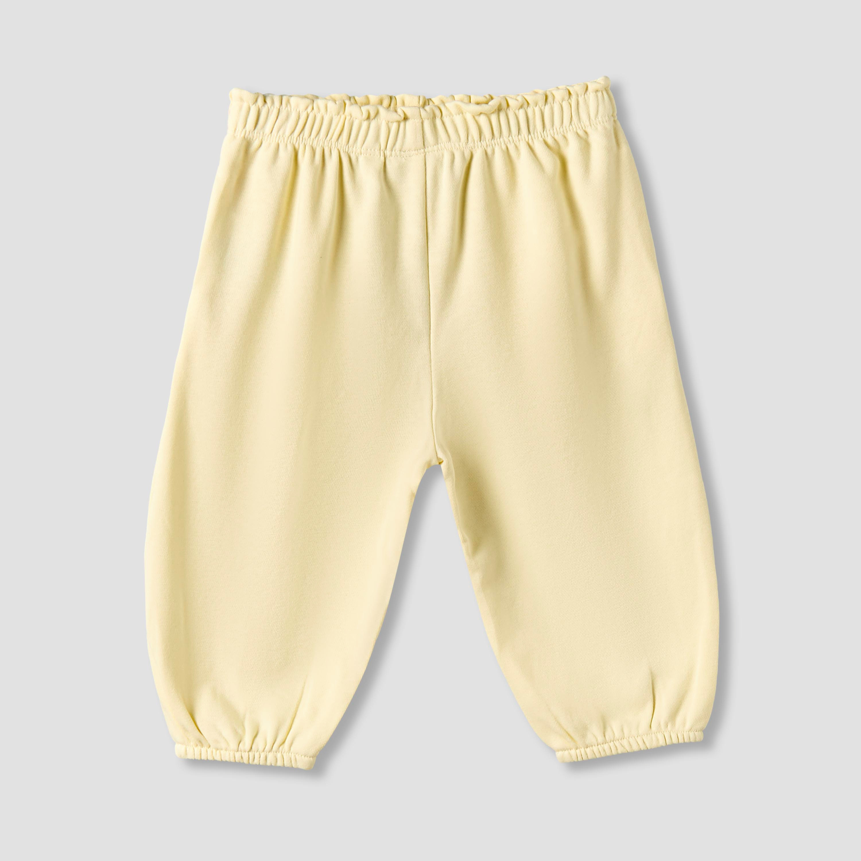 Juniors Elastic Waist Joggers with Bow Applique-baby-girls-clothing-bottoms-joggersandtrackpants-image-2
