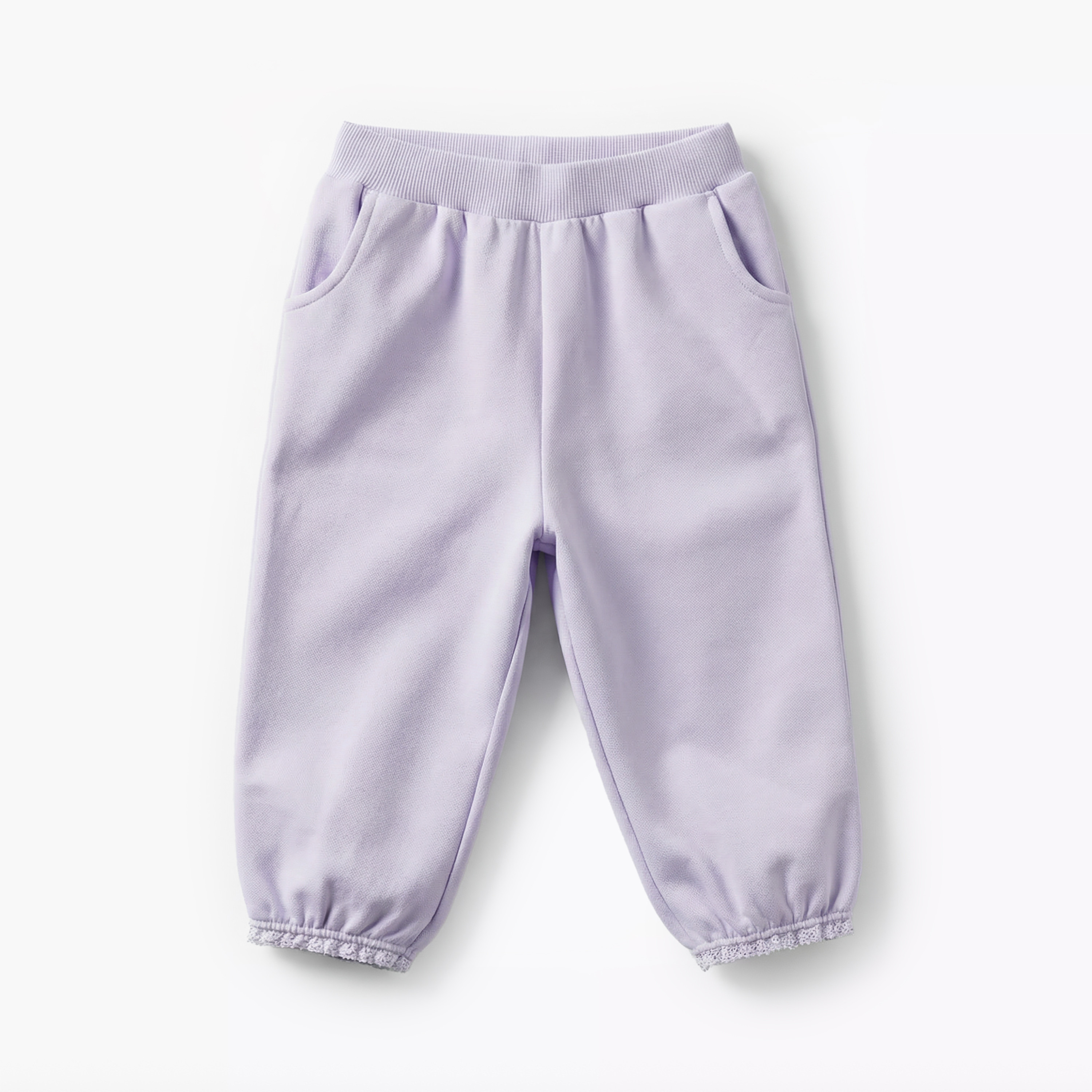 Pack of 2 Juniors Elasticated Waistband Joggers with Assorted Print-baby-girls-clothing-bottoms-joggersandtrackpants-image-3