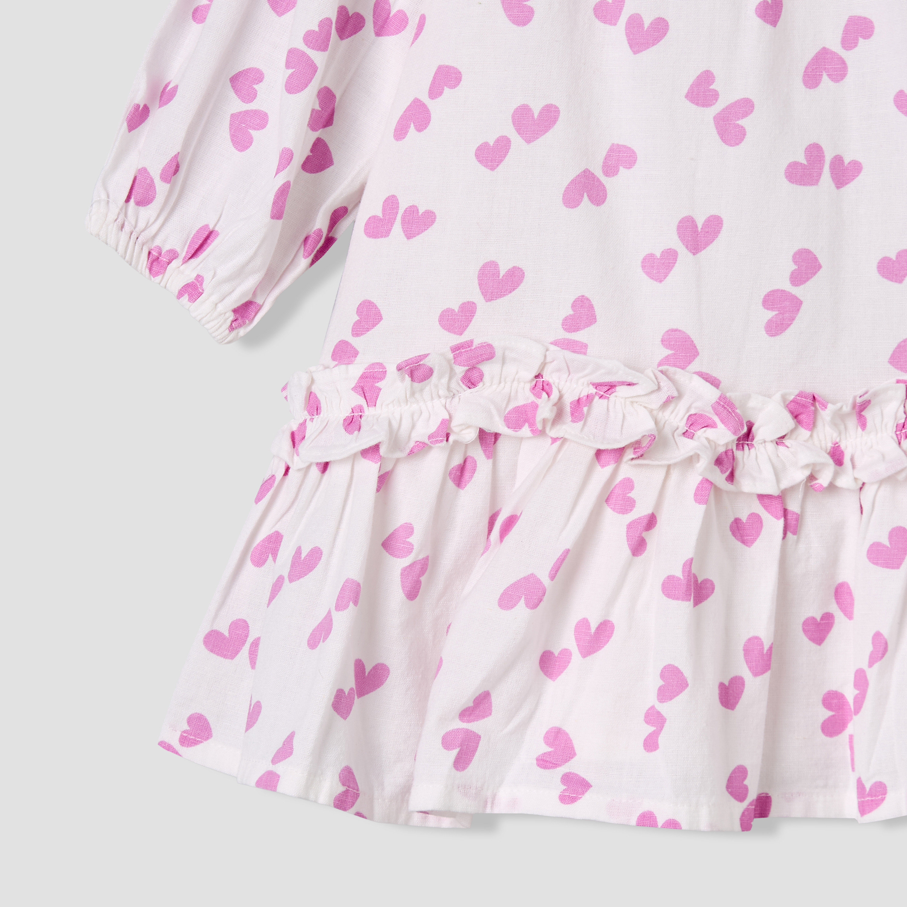 فستان كاروهات بياقة بحار وأكمام طويلة وخصر منسدل وزهور من جونيورز-baby-girls-clothing-dressesandjumpsuits-image-5