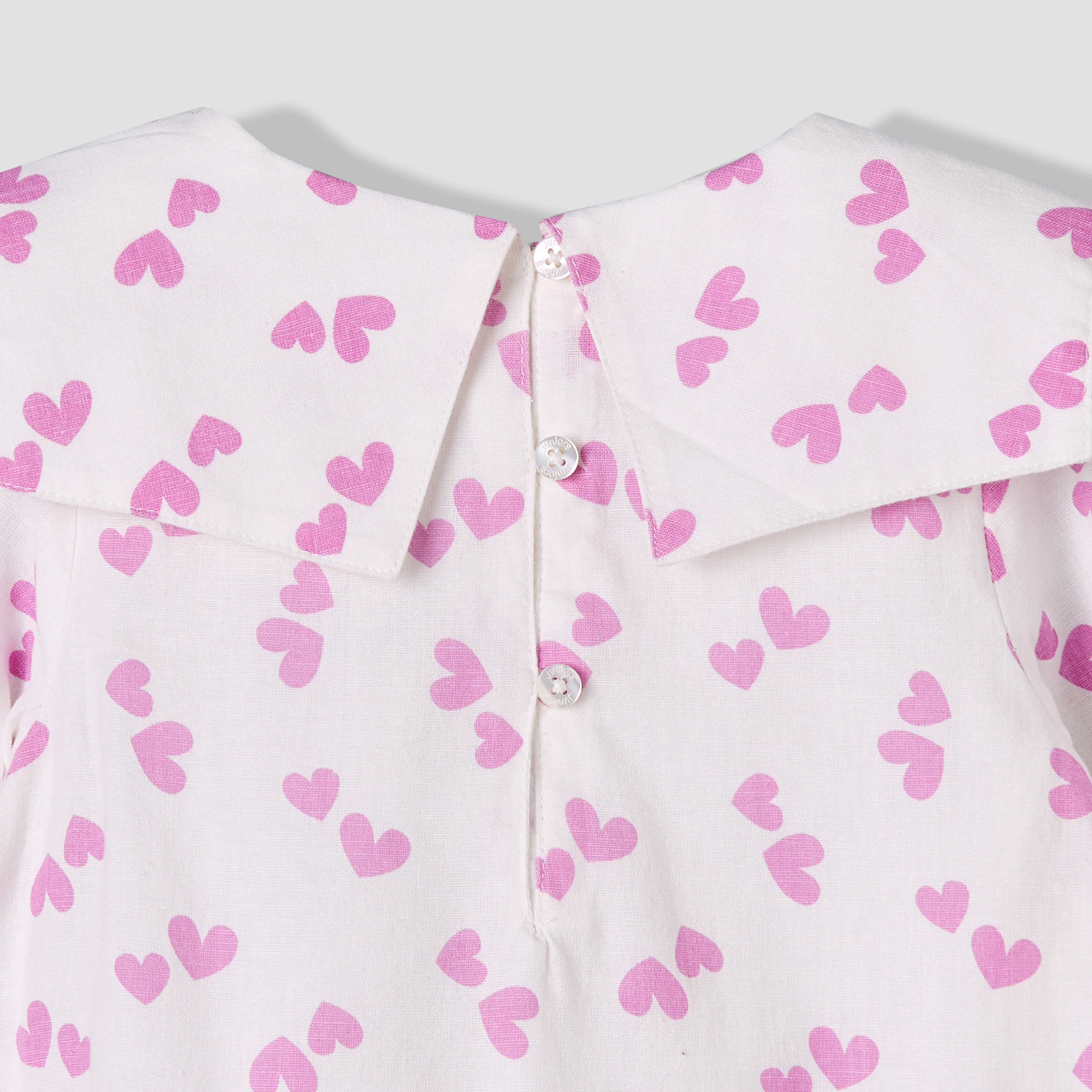 فستان كاروهات بياقة بحار وأكمام طويلة وخصر منسدل وزهور من جونيورز-baby-girls-clothing-dressesandjumpsuits-image-6