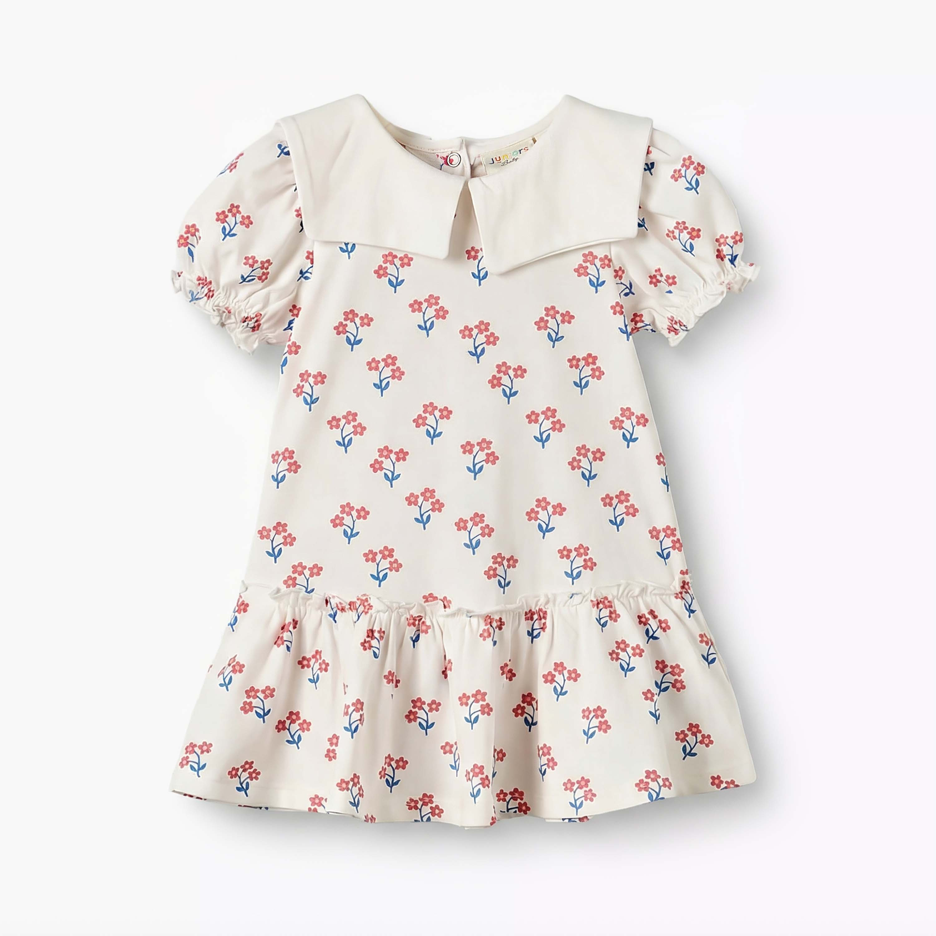 Pack of 2 Juniors Short Sleeves Drop Waist Dress with Print-baby-girls-clothing-dressesandjumpsuits-image-3