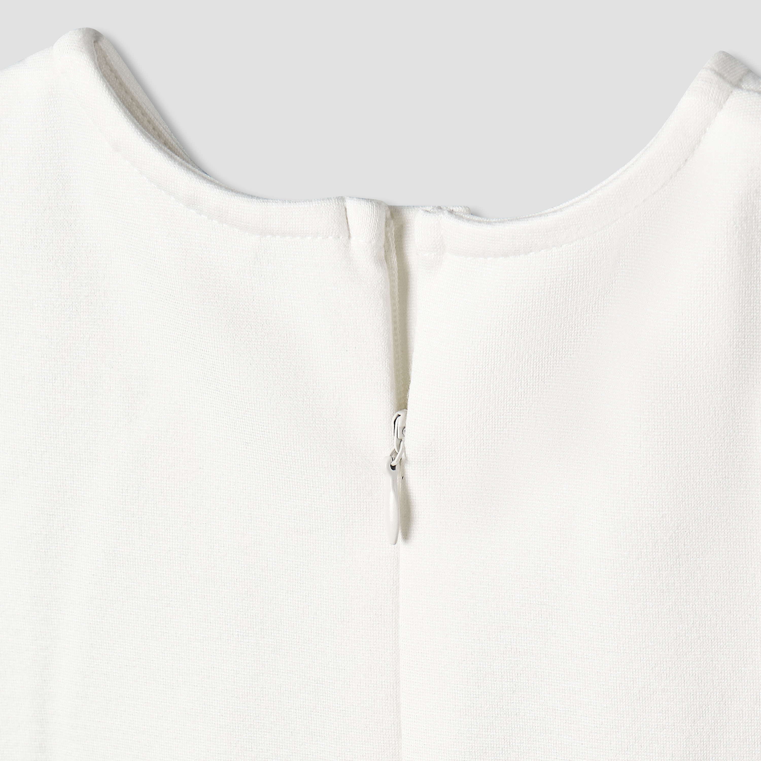 فستان إيه لاين بياقة مستديرة وأكمام قصيرة وسحاب إغلاق من جونيورز-baby-girls-clothing-dressesandjumpsuits-image-5