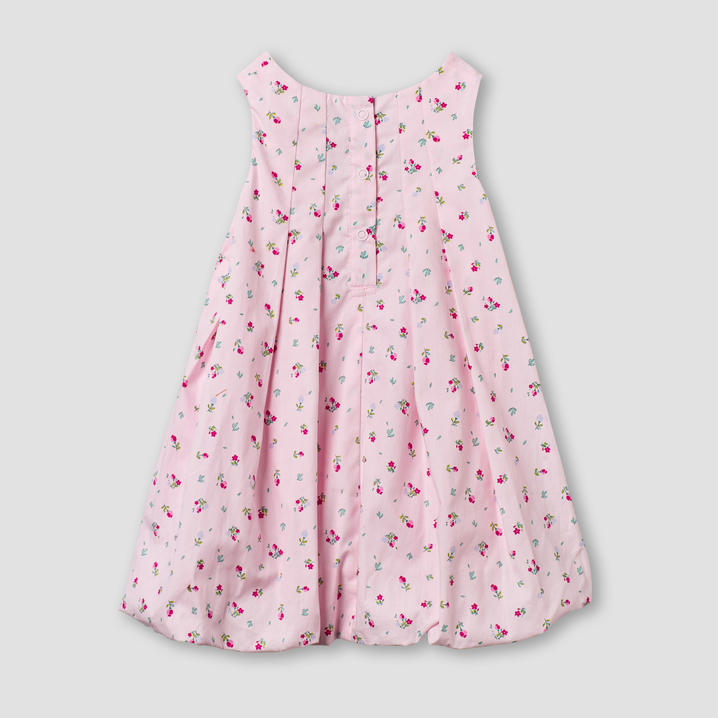 فستان إيه لاين بياقة مستديرة وطبعات زهرية من جونيورز-baby-girls-clothing-dressesandjumpsuits-image-3