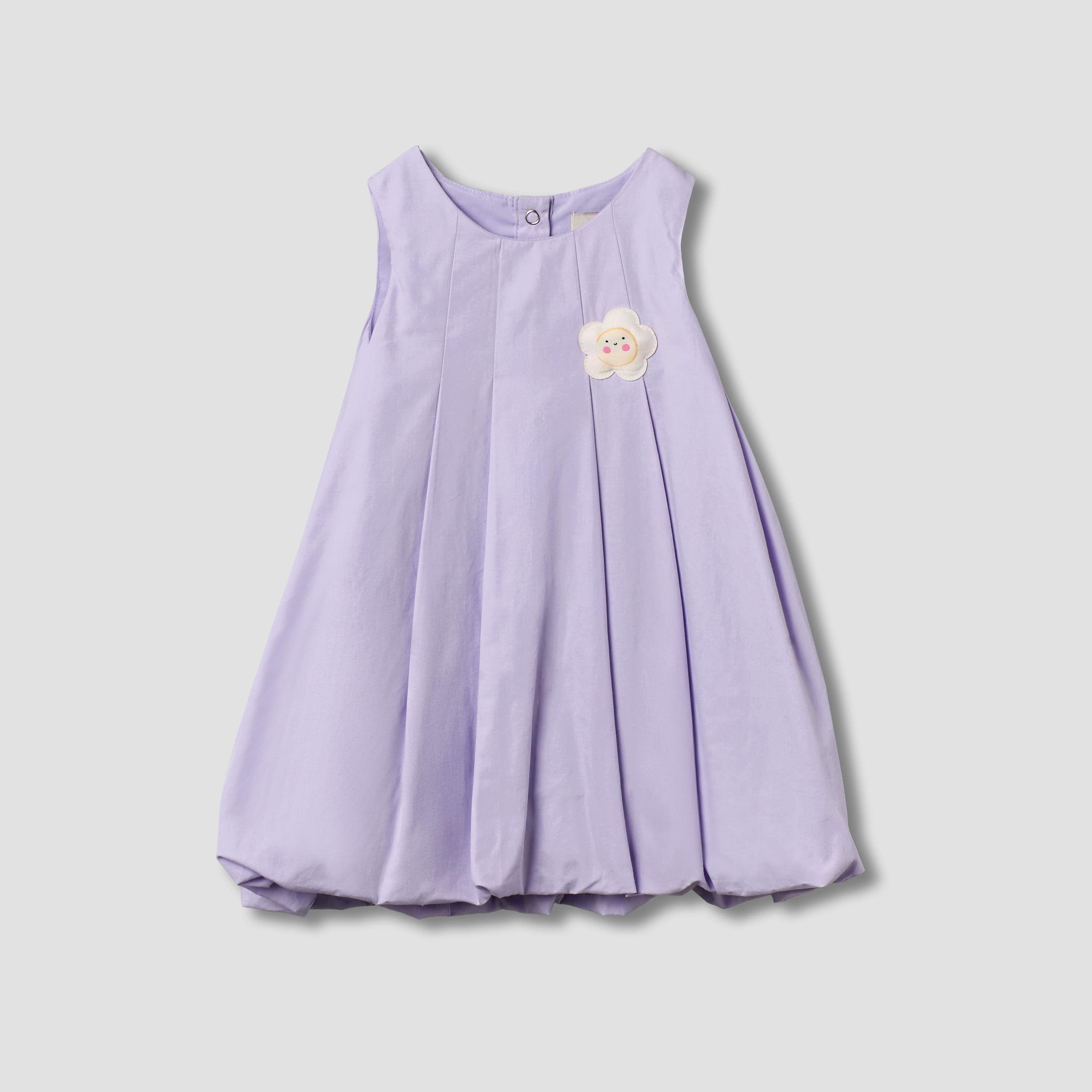 Juniors Round Neck Sleeveless A-line Dress with Floral Print-baby-girls-clothing-dressesandjumpsuits-image-2