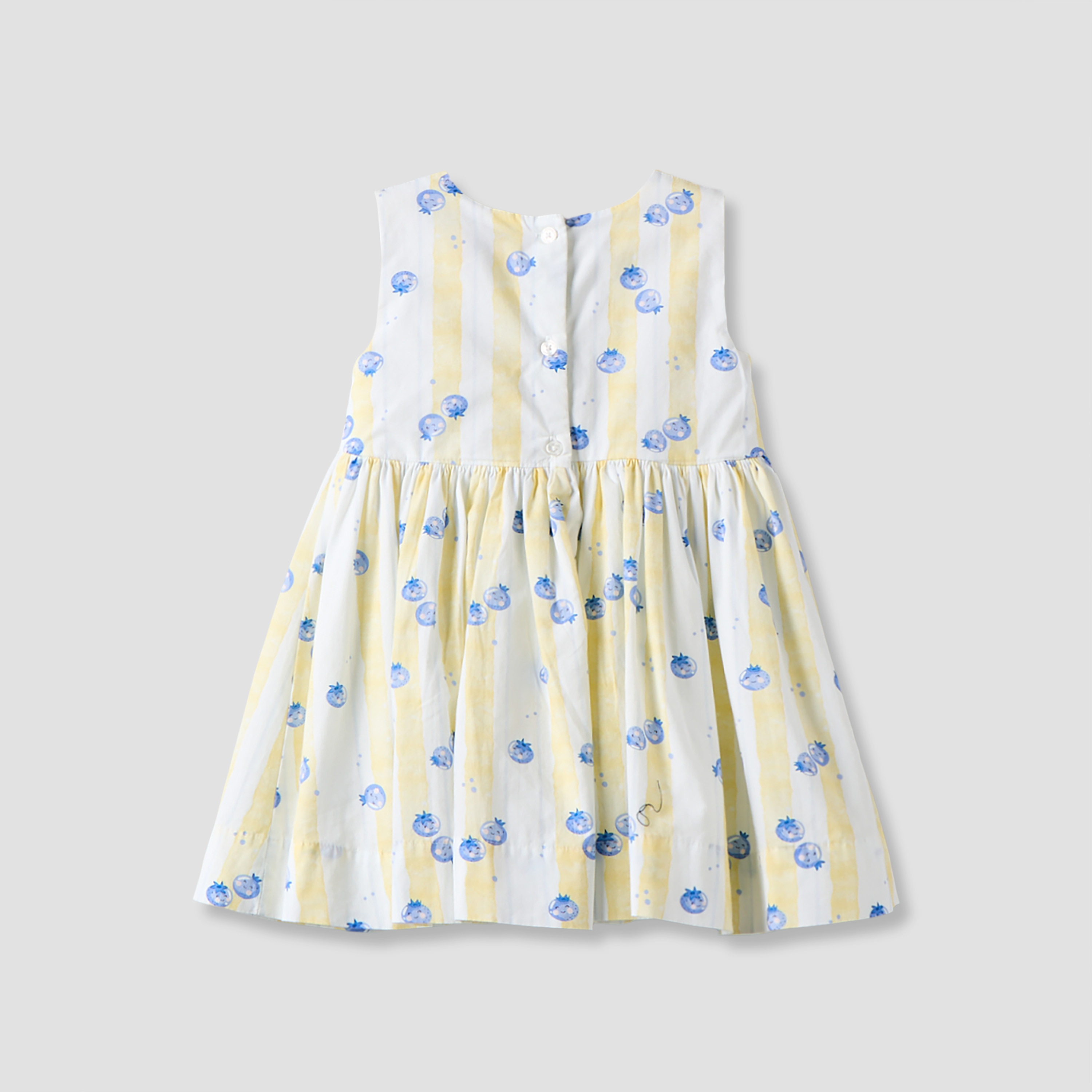 Juniors Round Neck Sleeveless Knee Length Dress with Bow Accent-baby-girls-clothing-dressesandjumpsuits-image-2