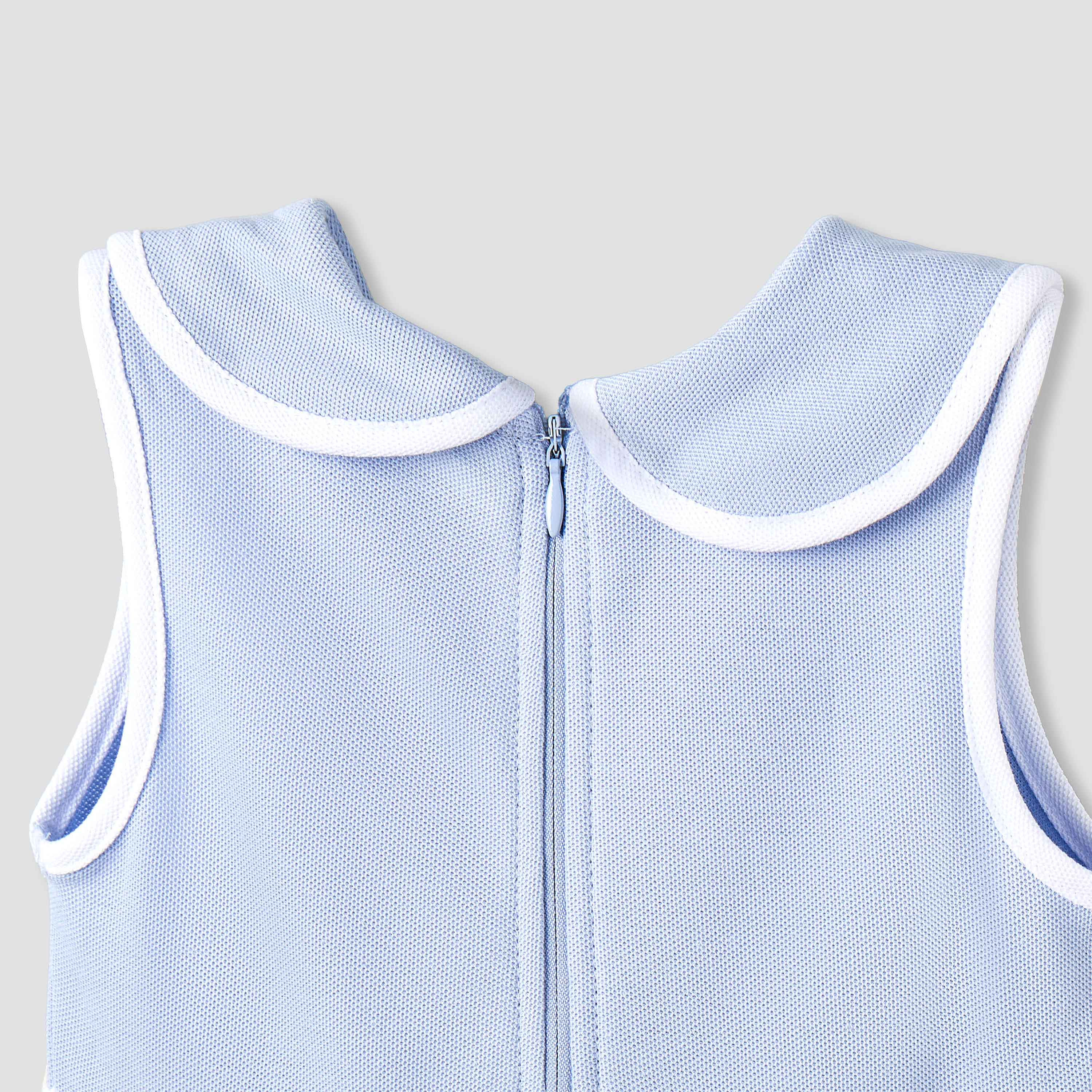 Juniors Peter Pan Collar Sleeveless Dress with Zip Closure-baby-girls-clothing-dressesandjumpsuits-image-4