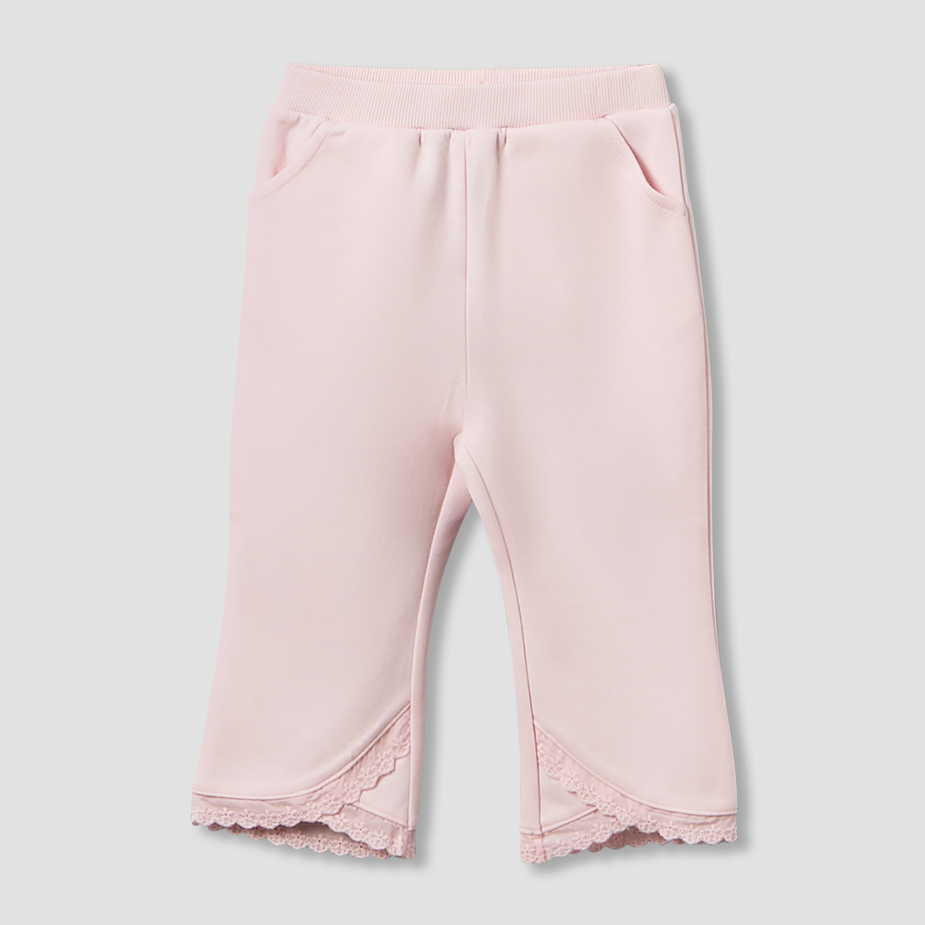 Juniors Hooded Long Sleeves Sweatshirt and Pants Set with Lace Detail-baby-girls-clothing-setsandcoords-image-4