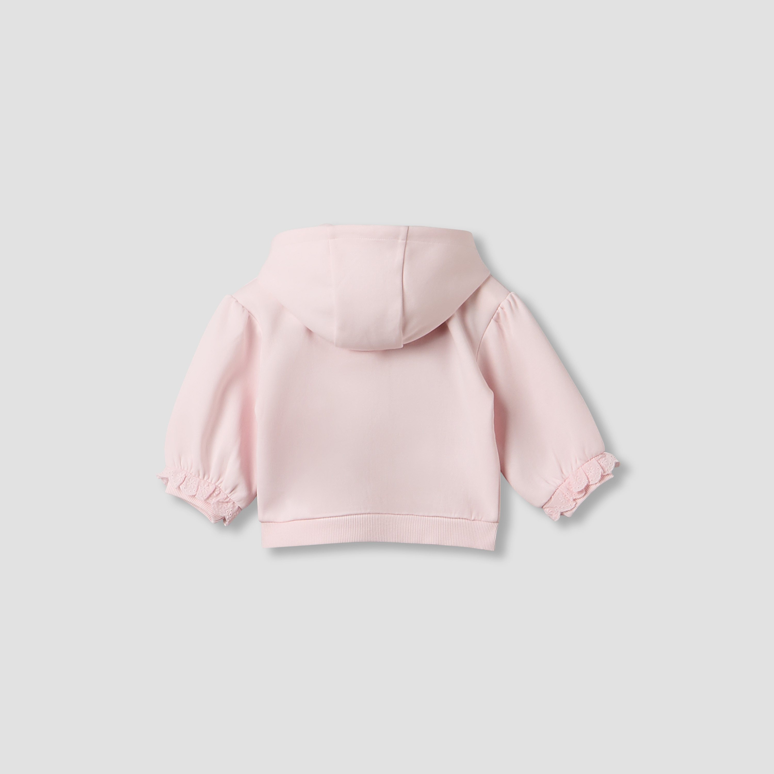 Juniors Hooded Long Sleeves Sweatshirt and Pants Set with Lace Detail-baby-girls-clothing-setsandcoords-image-5