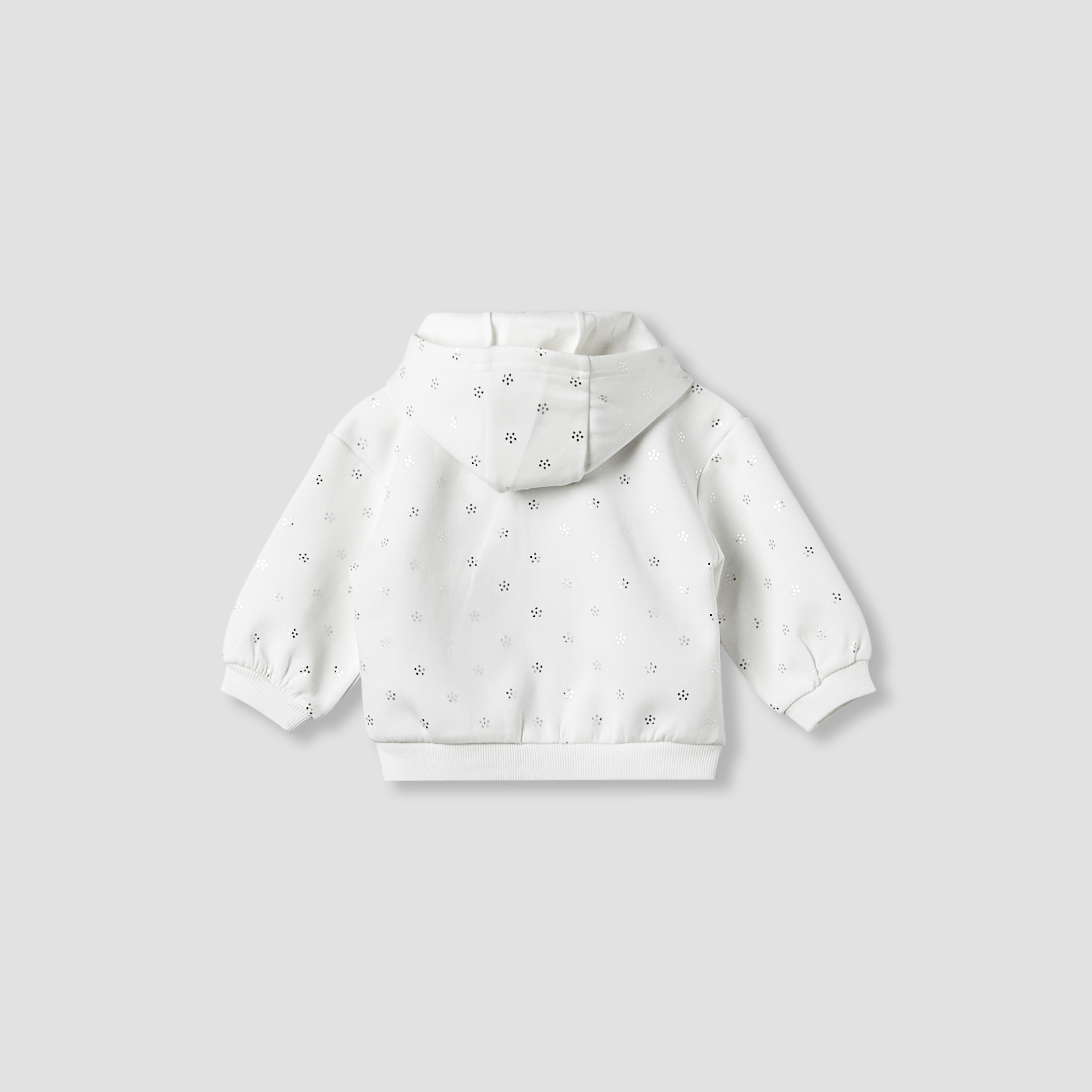 Juniors Hooded Long Sleeve Jacket and Joggers Set with Glitter Print-baby-girls-clothing-setsandcoords-image-5