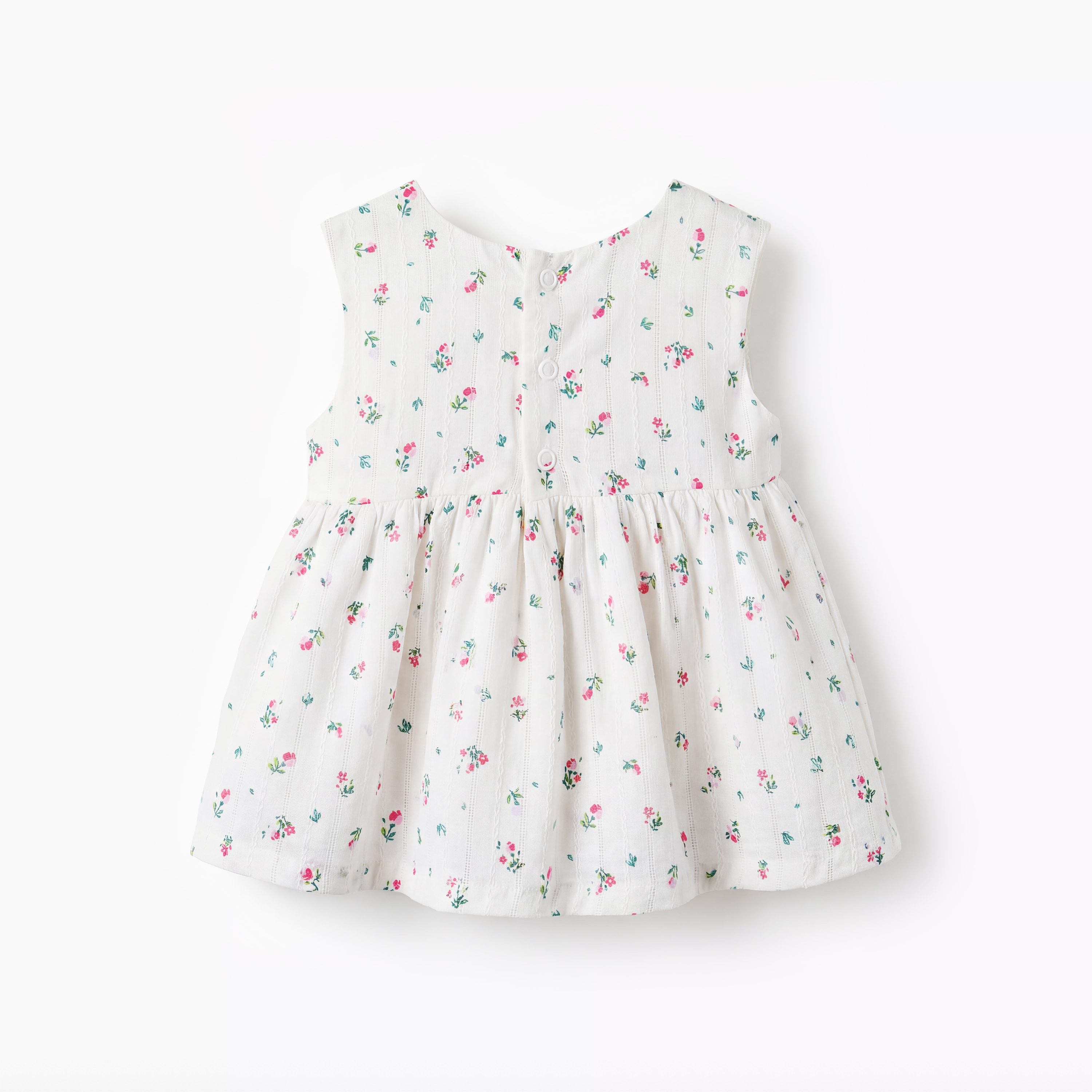 Juniors Round Neck Sleeveless Top and Shorts Set with Floral Print-baby-girls-clothing-setsandcoords-image-5