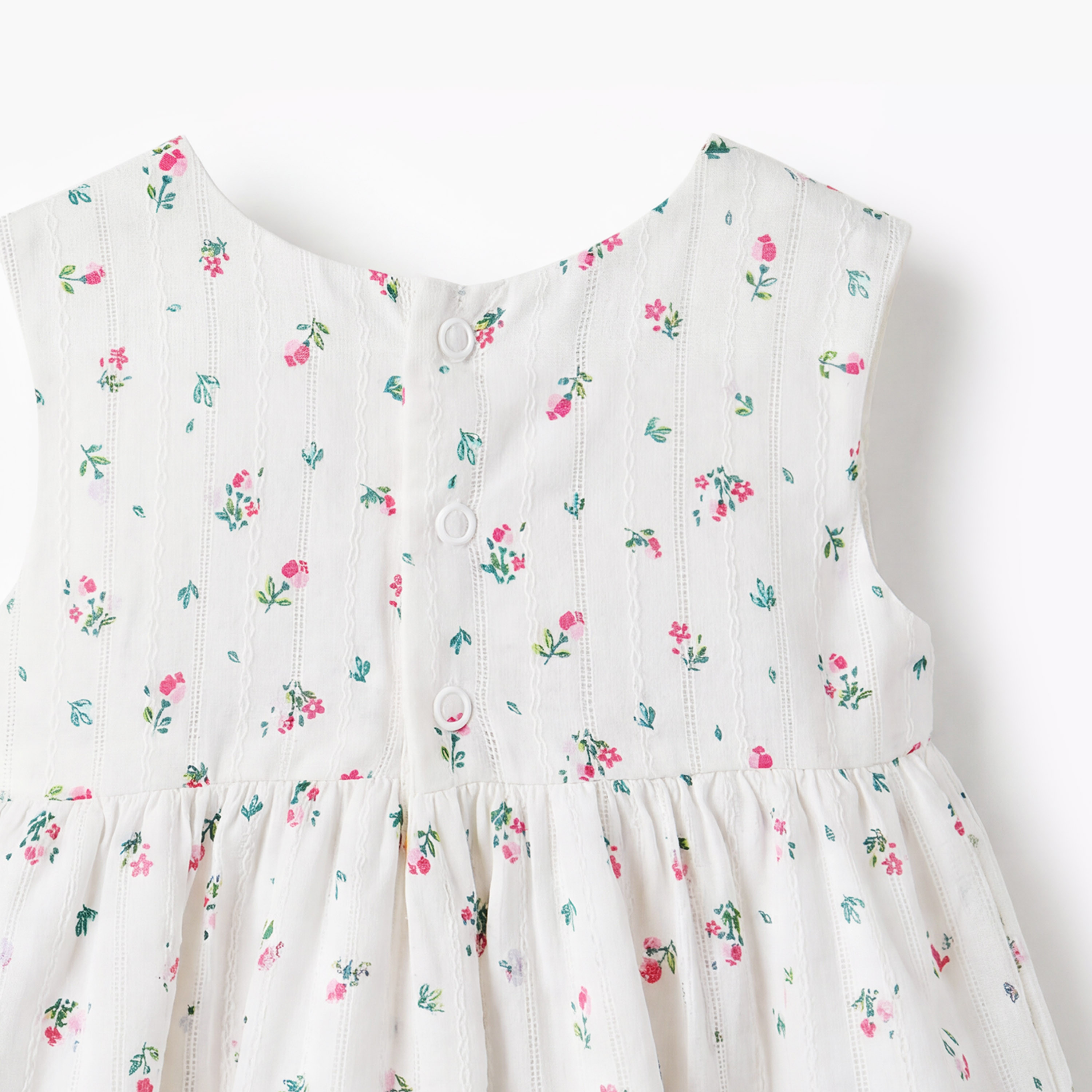 Juniors Round Neck Sleeveless Top and Shorts Set with Floral Print-baby-girls-clothing-setsandcoords-image-6
