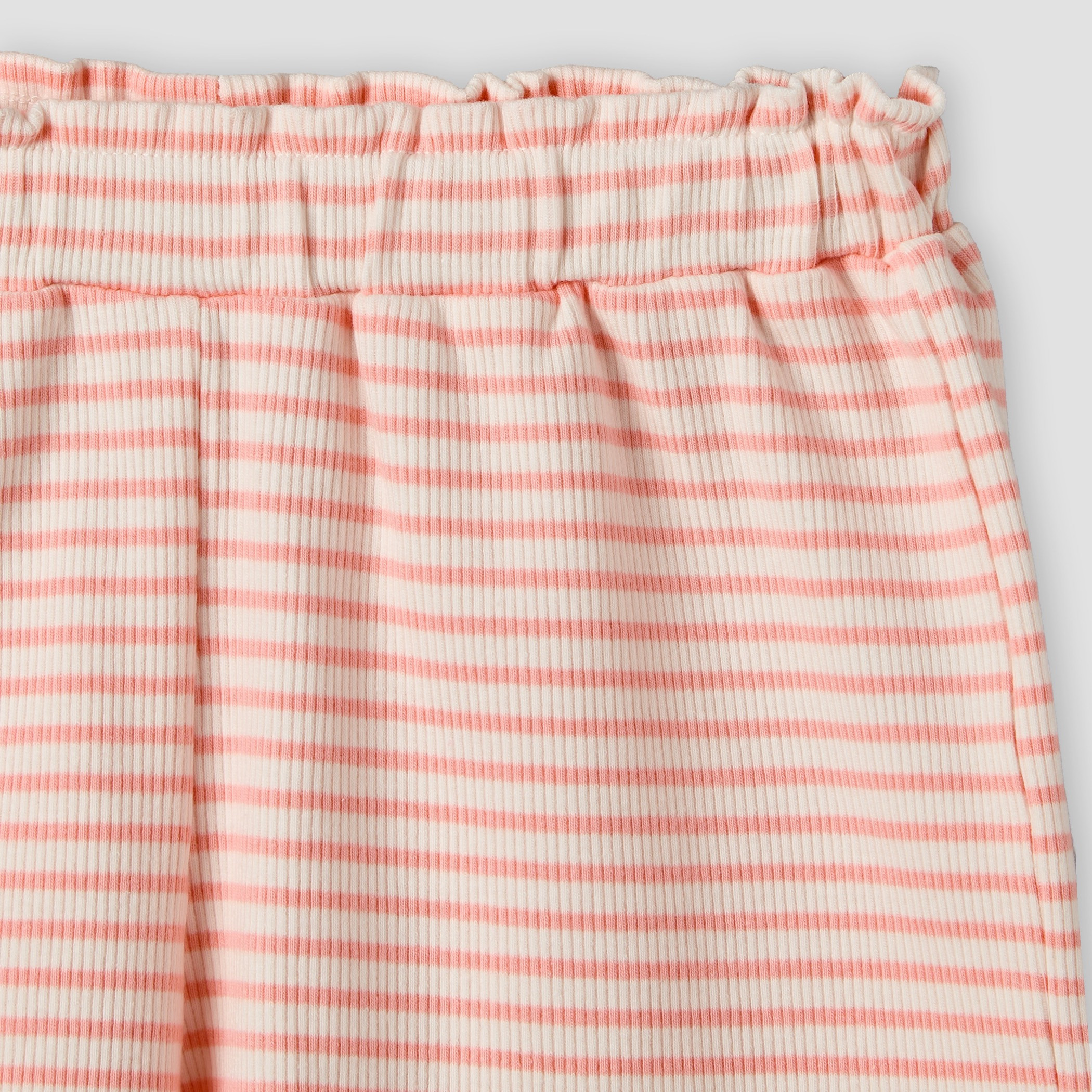 Juniors Round Neck Sleeveless Peplum Top and Shorts Set with Stripes-baby-girls-clothing-setsandcoords-image-7