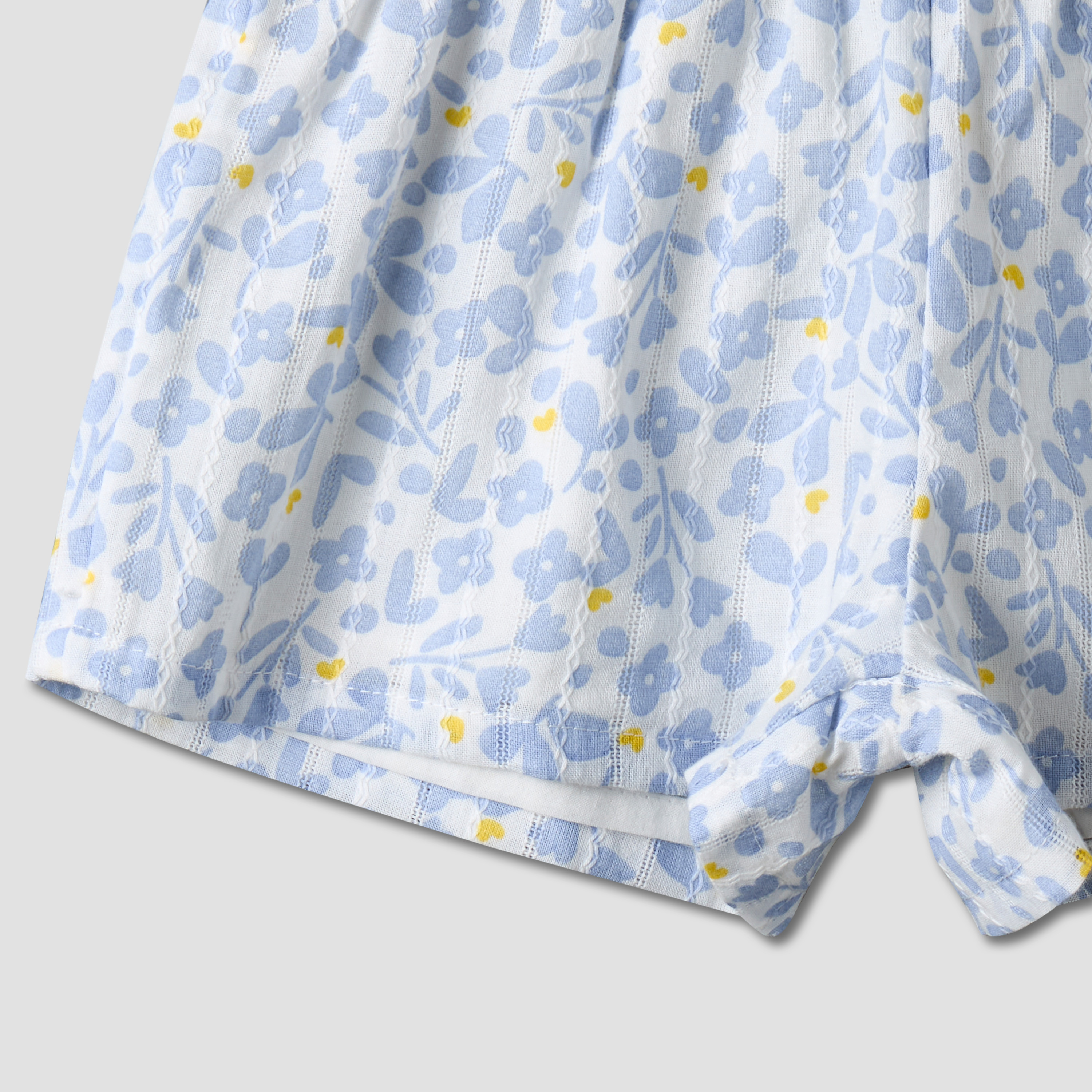 طقم شورت وبلوزة بدون أكمام بياقة مستديرة وطبعات زهور من جونيورز-baby-girls-clothing-setsandcoords-image-11