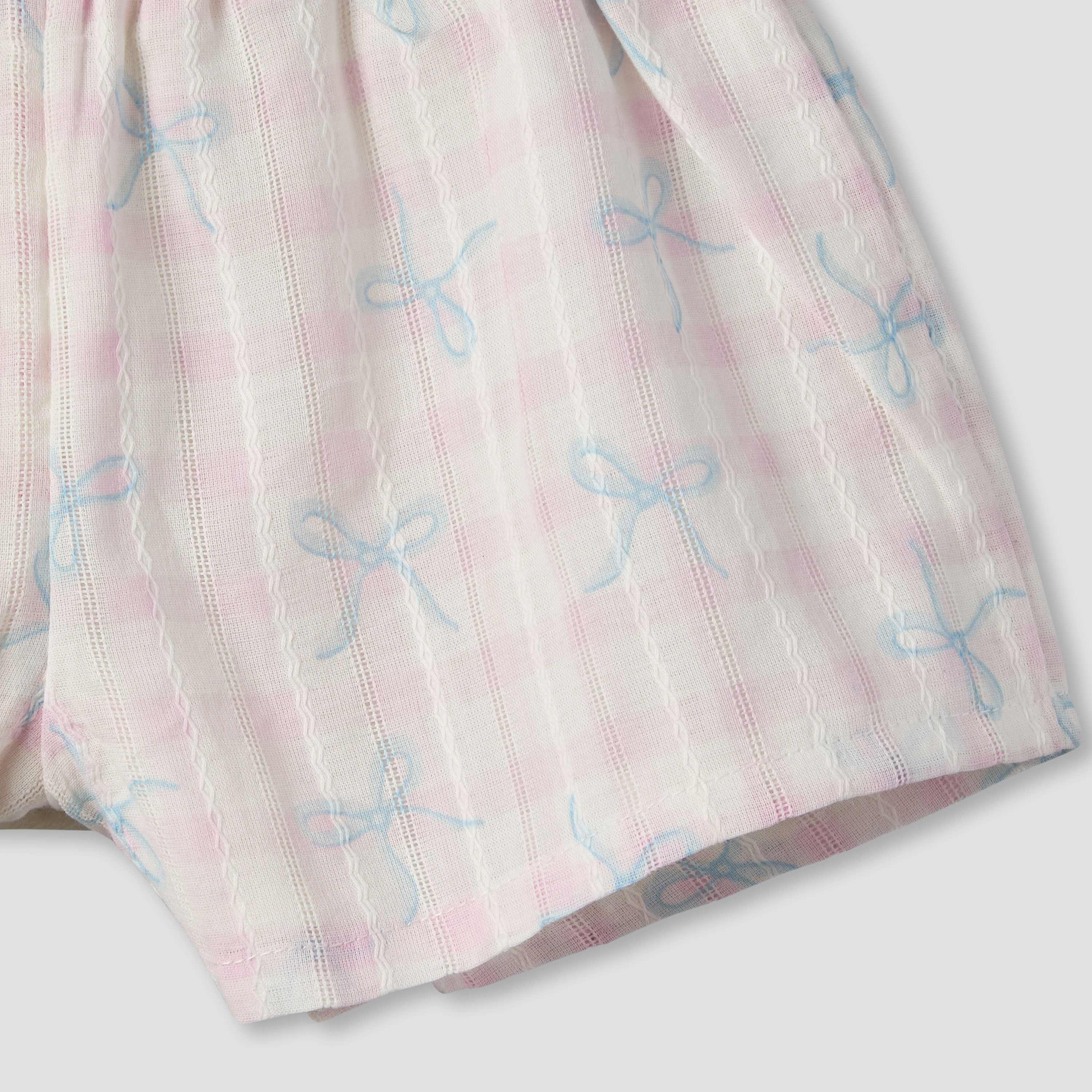 Juniors Round Neck Sleeveless Top and Shorts Set with Bow Print-baby-girls-clothing-setsandcoords-image-11