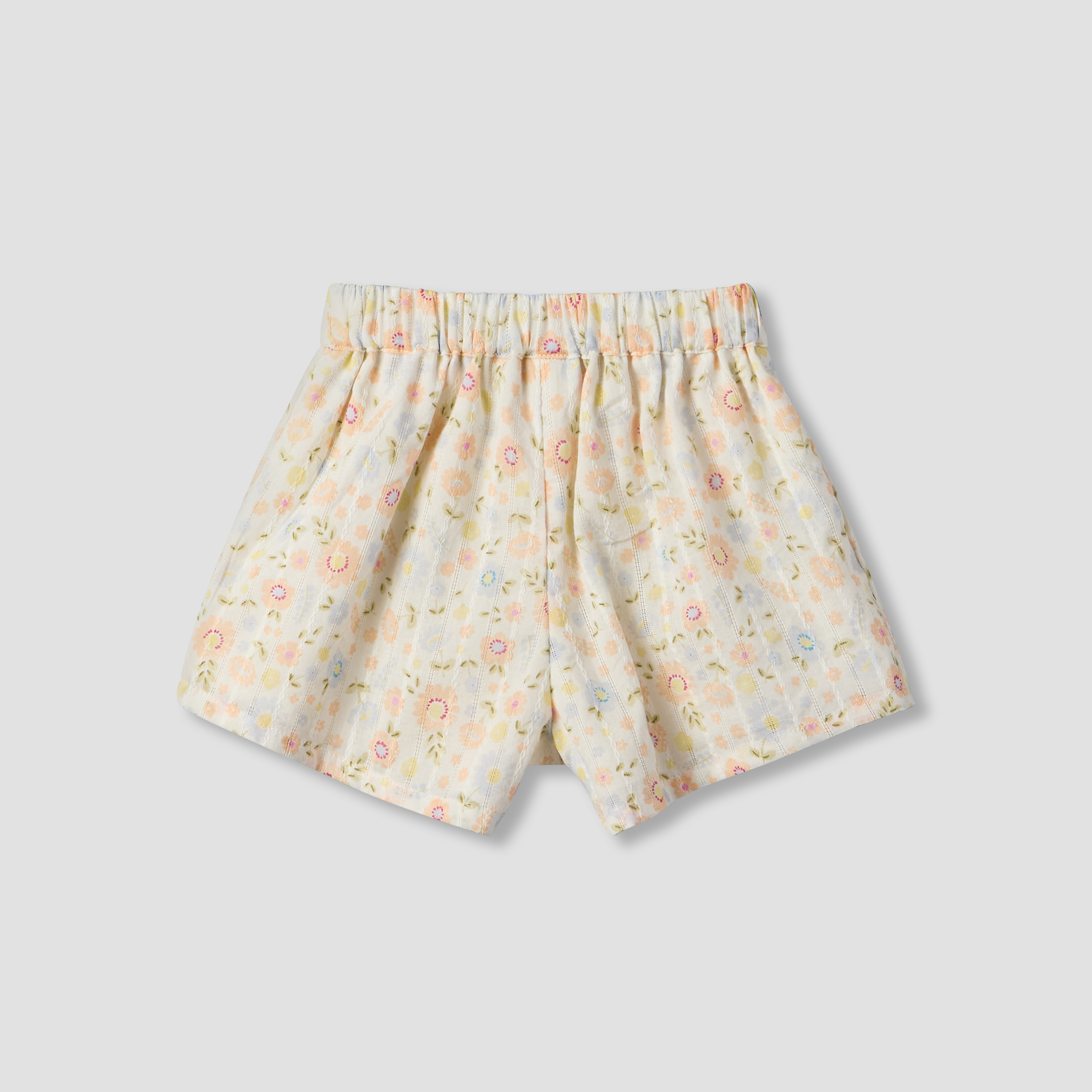 Juniors Round Neck Sleeveless Top and Shorts Set with Floral Print-baby-girls-clothing-setsandcoords-image-6