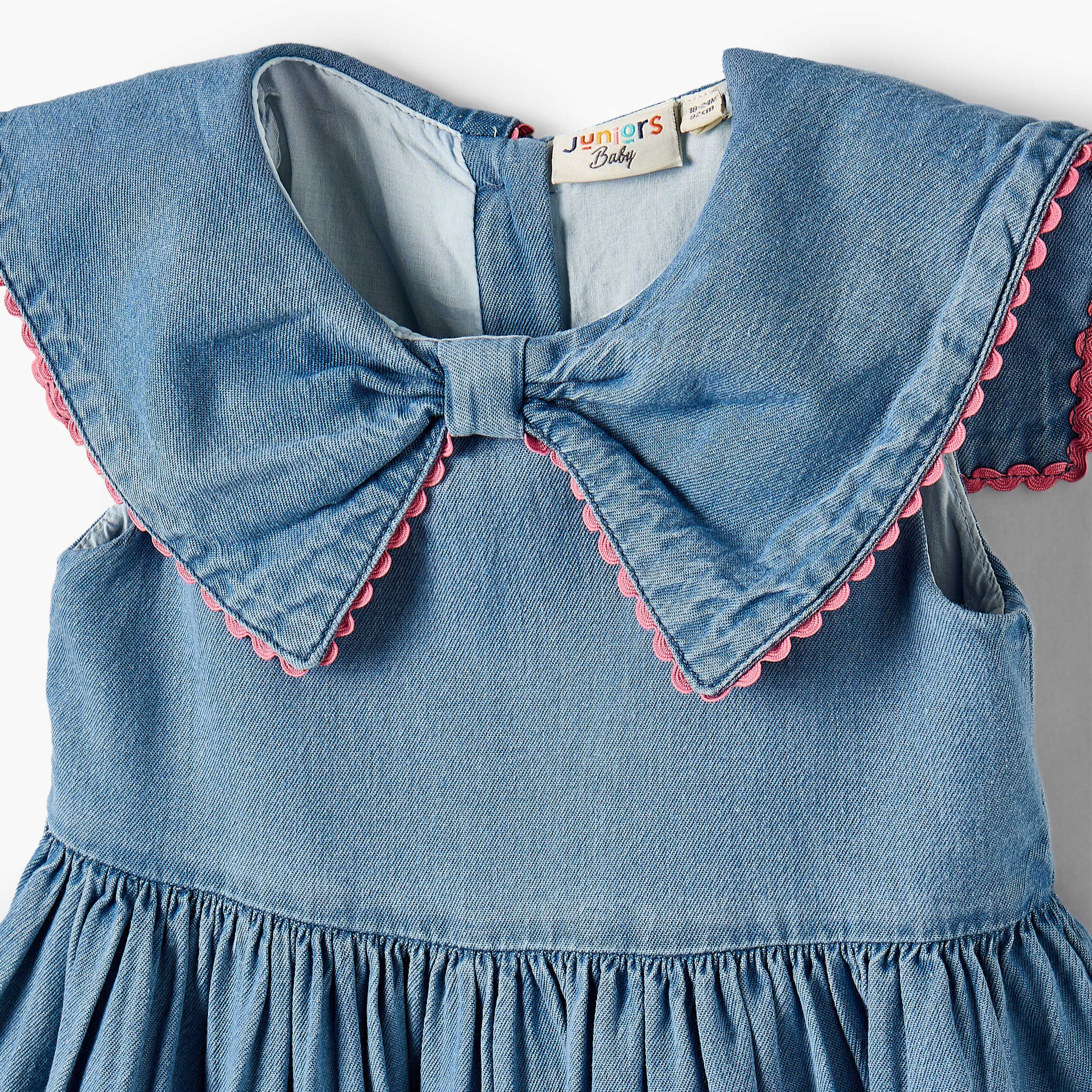 Juniors Collared Sleeveless A-line Dress with Headband-baby-girls-clothing-dressesandjumpsuits-image-6