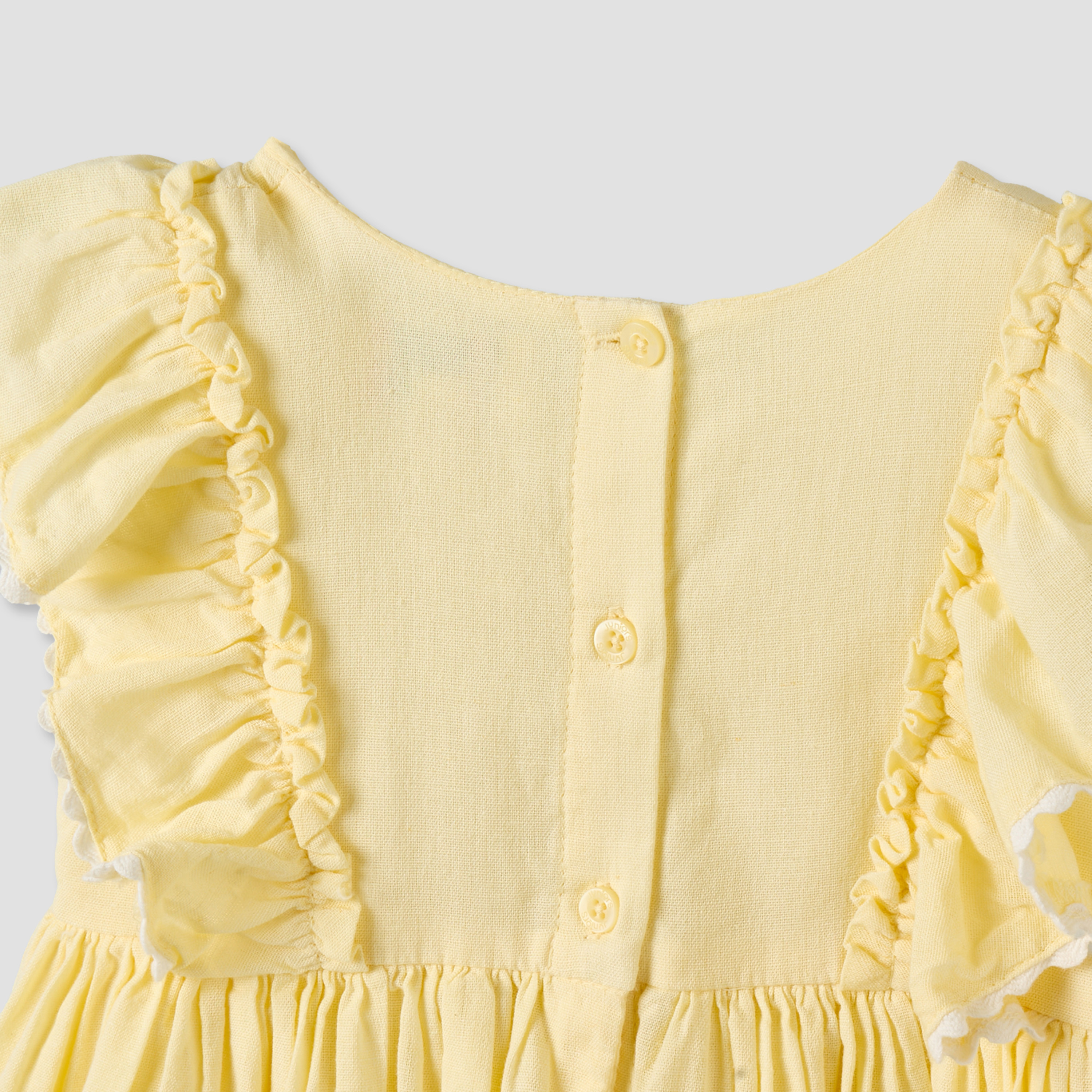Juniors Round Neck Short Sleeves Knee Length A-line Dress with Headband-baby-girls-clothing-dressesandjumpsuits-image-8
