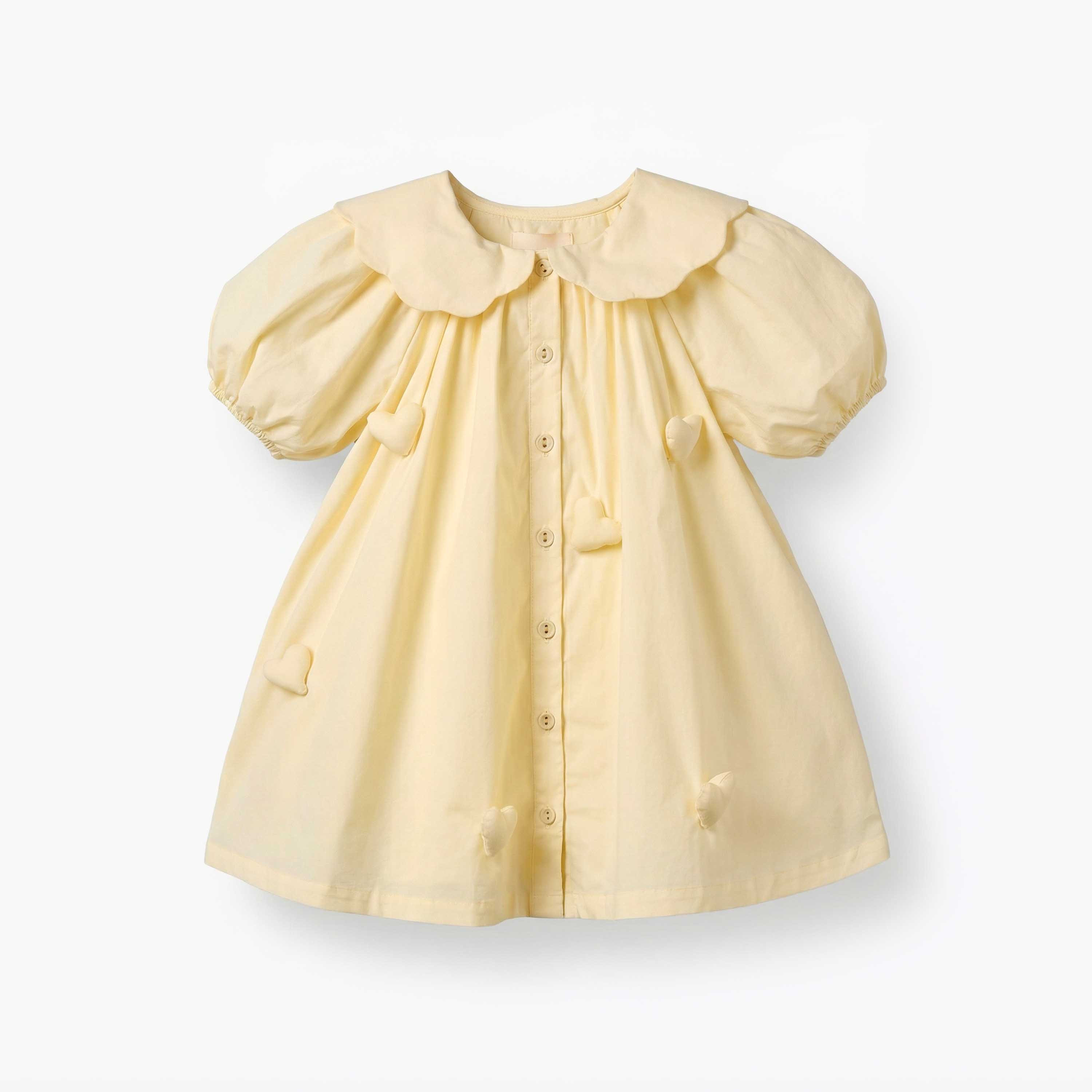 فستان إيه لاين بياقة وأكمام قصيرة مع ربطة رأس من جونيورز-baby-girls-clothing-dressesandjumpsuits-image-3