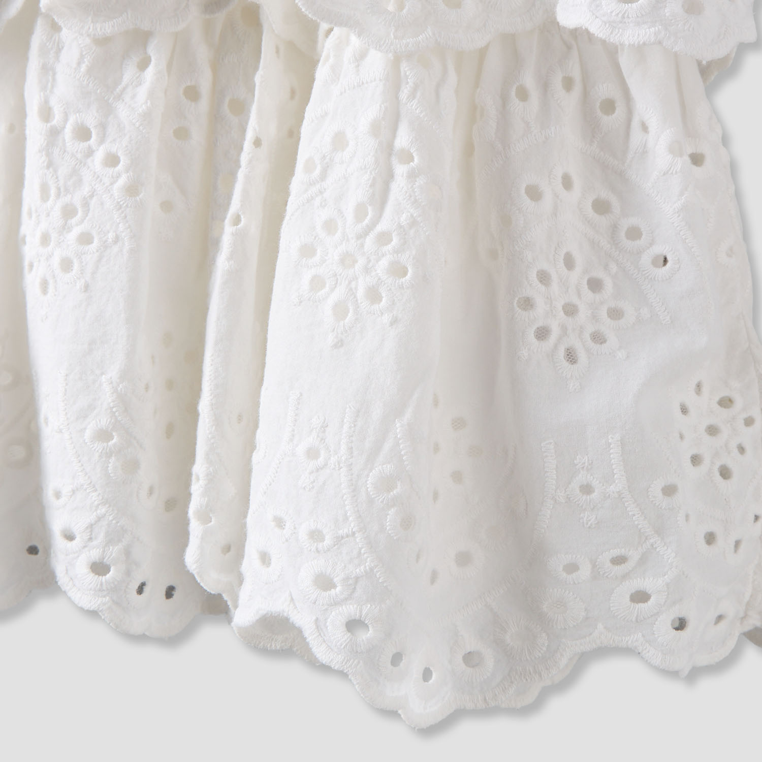 فستان طول الركبة بتطريز شيفلي أنيق وياقة مربعة بدون أكمام من جونيورز-baby-girls-clothing-dressesandjumpsuits-image-5
