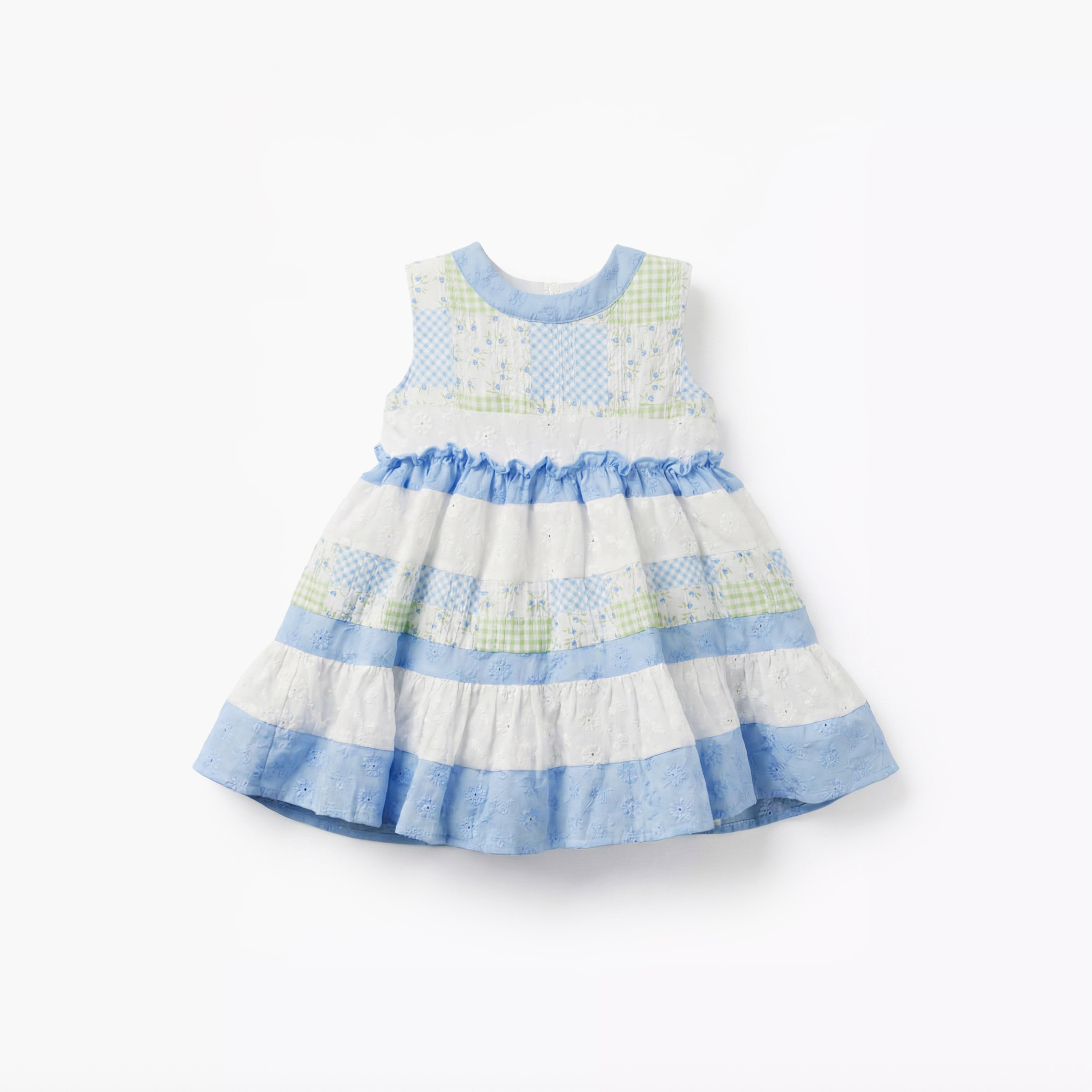 فستان دون أكمام بياقة مستديرة وطبعات من جونيورز-baby-girls-clothing-dressesandjumpsuits-image-2
