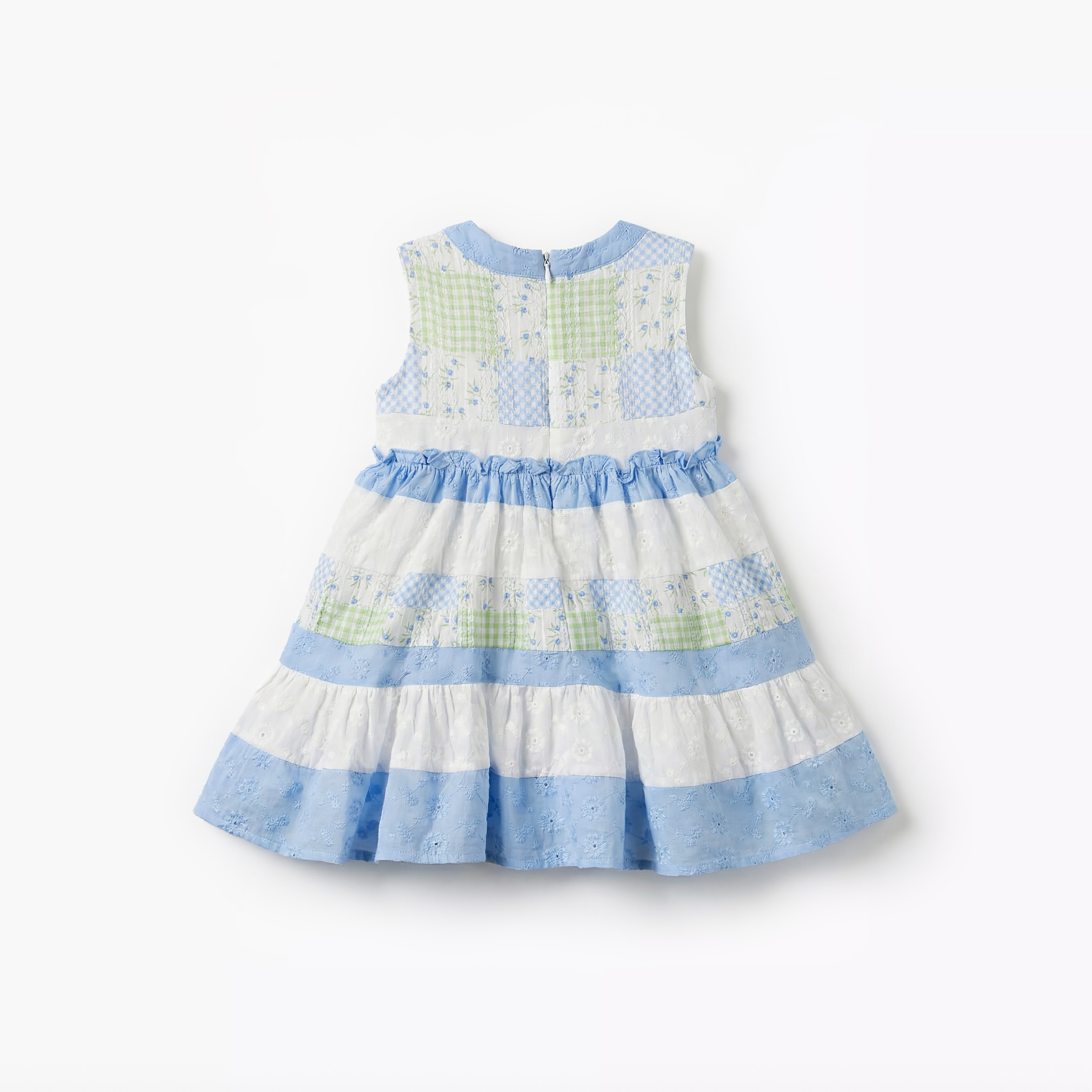 فستان دون أكمام بياقة مستديرة وطبعات من جونيورز-baby-girls-clothing-dressesandjumpsuits-image-3