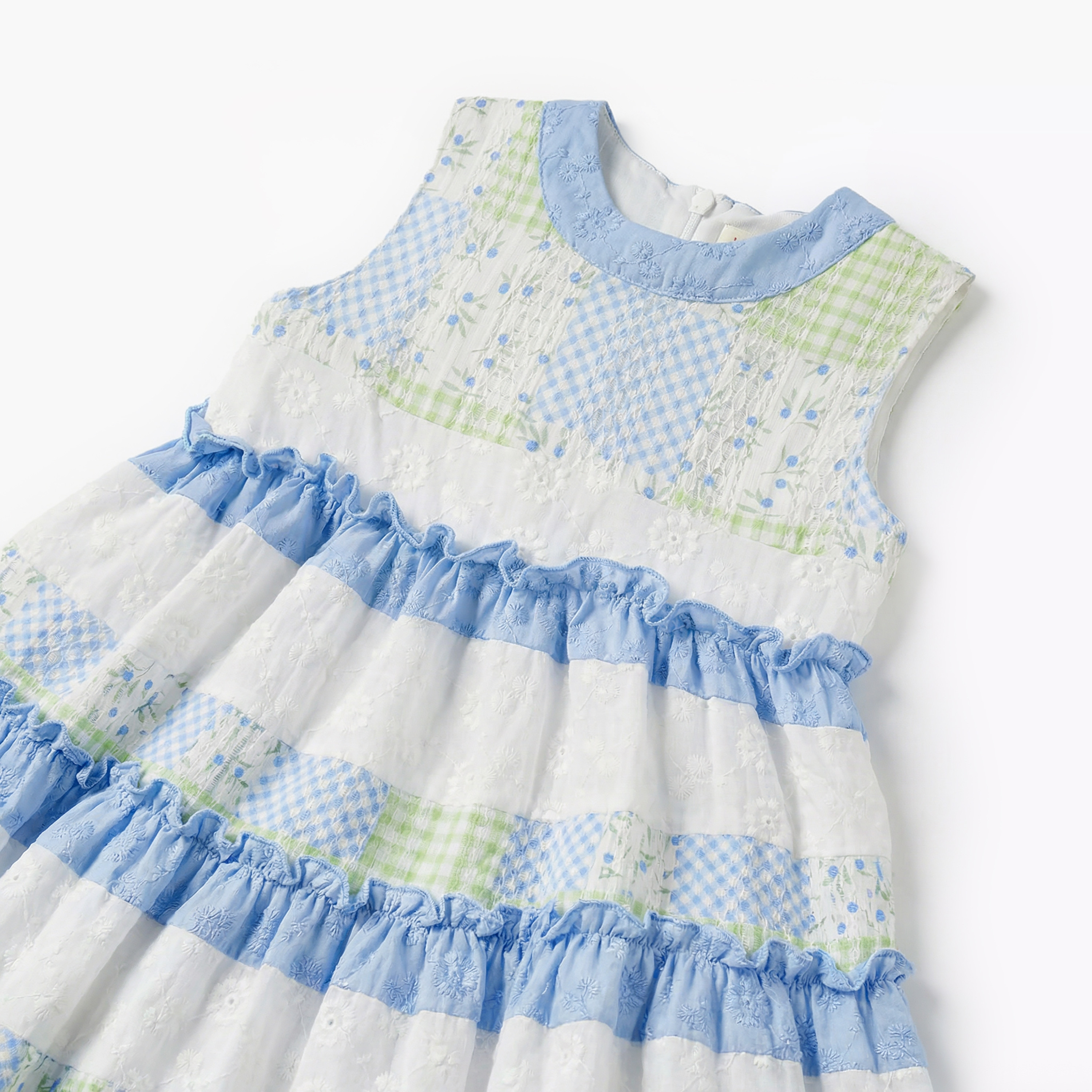 فستان دون أكمام بياقة مستديرة وطبعات من جونيورز-baby-girls-clothing-dressesandjumpsuits-image-4