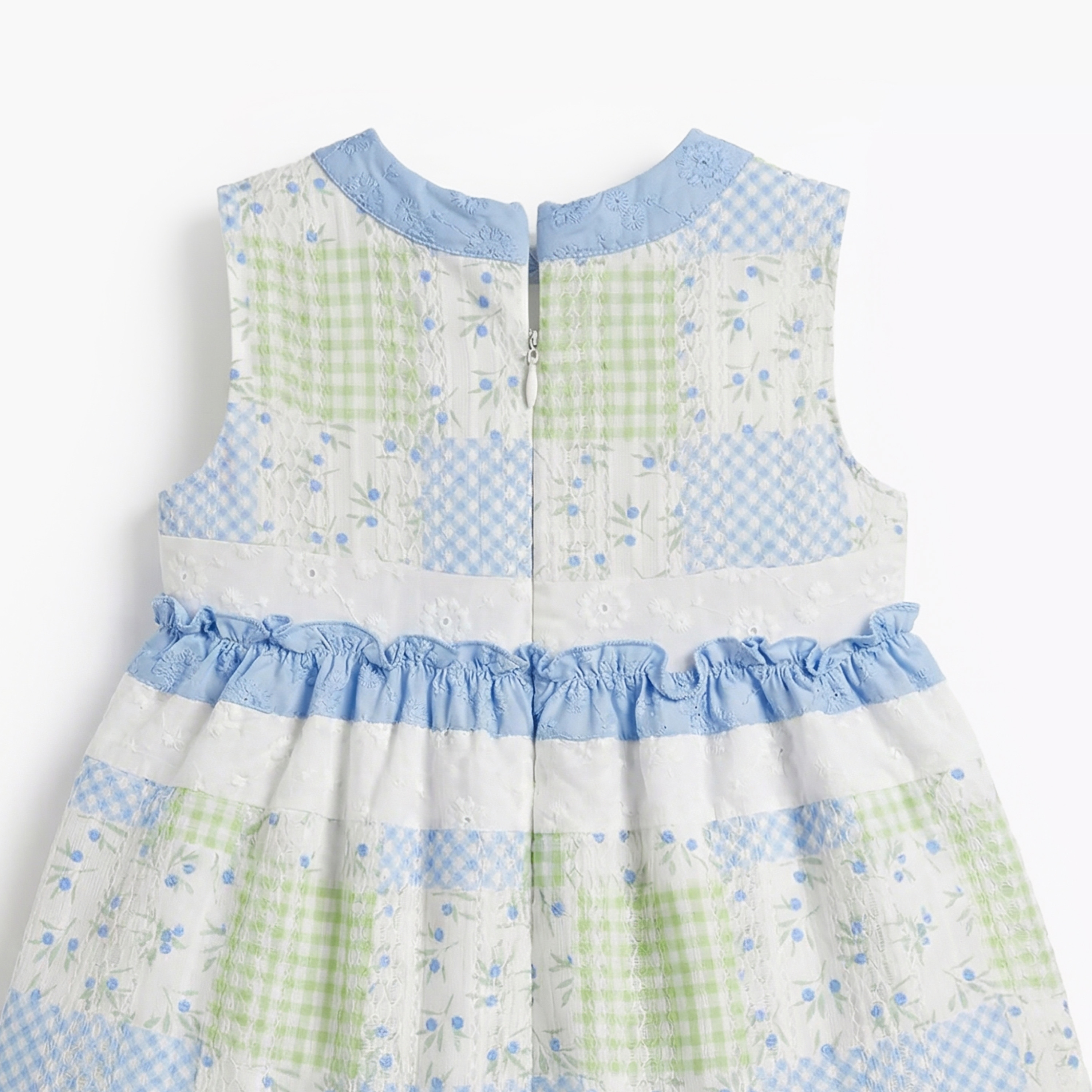 فستان دون أكمام بياقة مستديرة وطبعات من جونيورز-baby-girls-clothing-dressesandjumpsuits-image-5